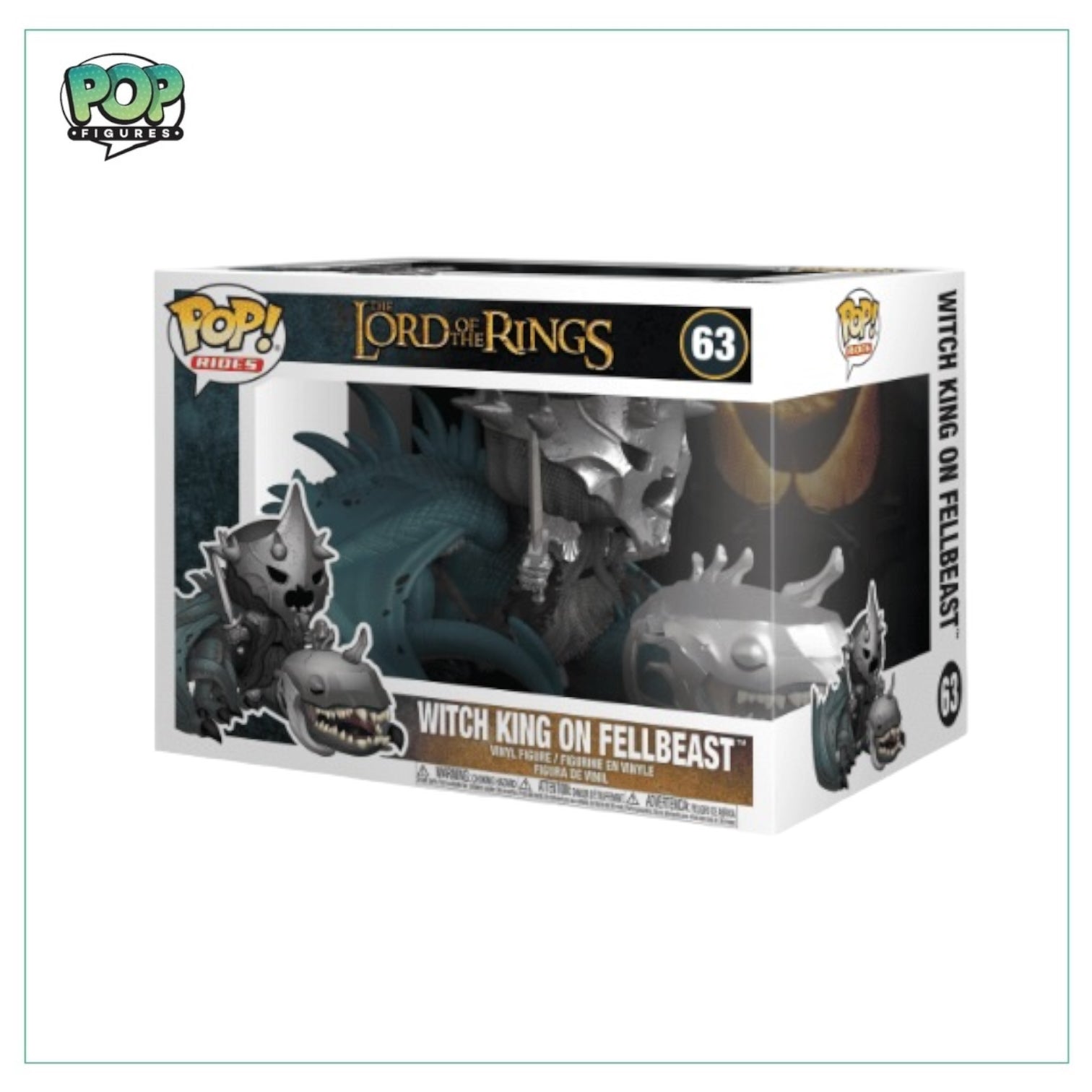 Witch King on FellBeast #63 Rides Funko Pop! - The Lord of the Rings - 2021 Pop -