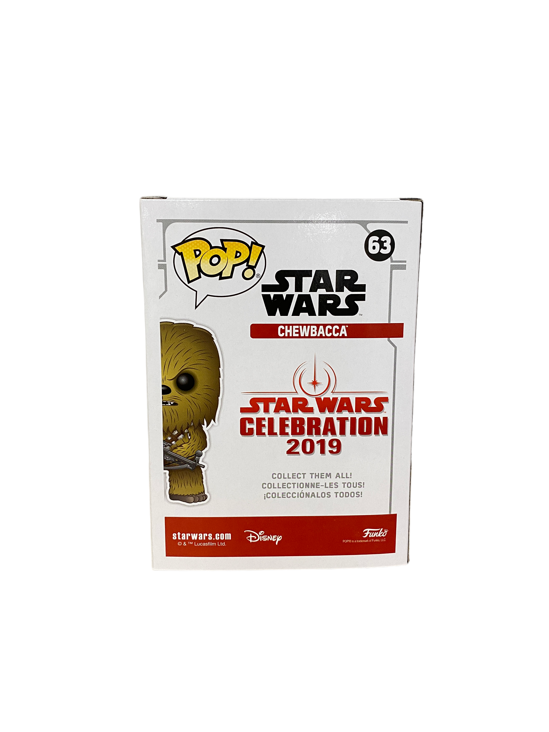 Chewbacca #63 (Blue Chrome) Funko Pop! - Star Wars - Chicago 2019 Star Wars Celebration