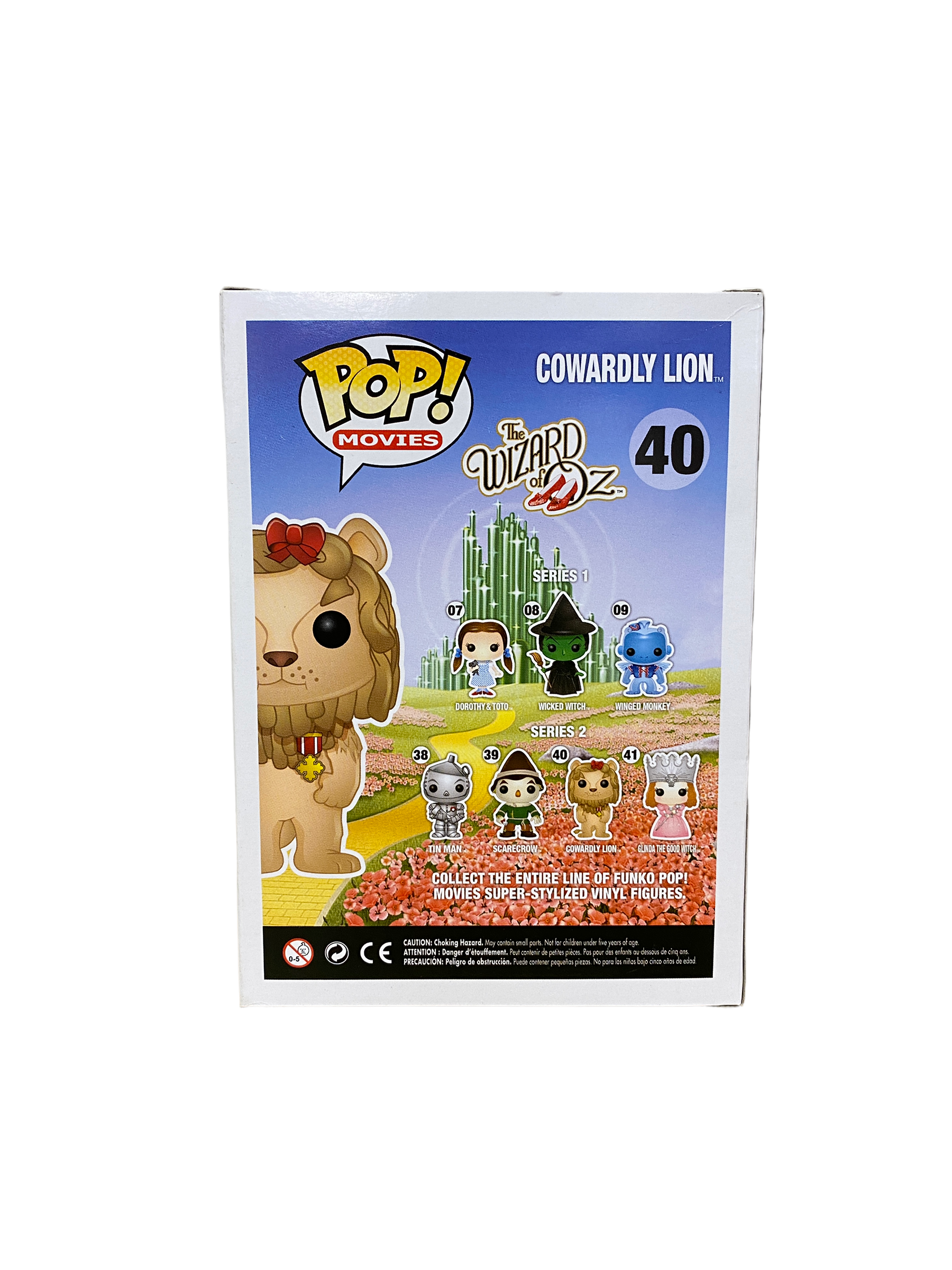 Cowardly Lion #40 (Flocked) Funko Pop! - The Wizard Of Oz - Gemini Collectibles Exclusive -