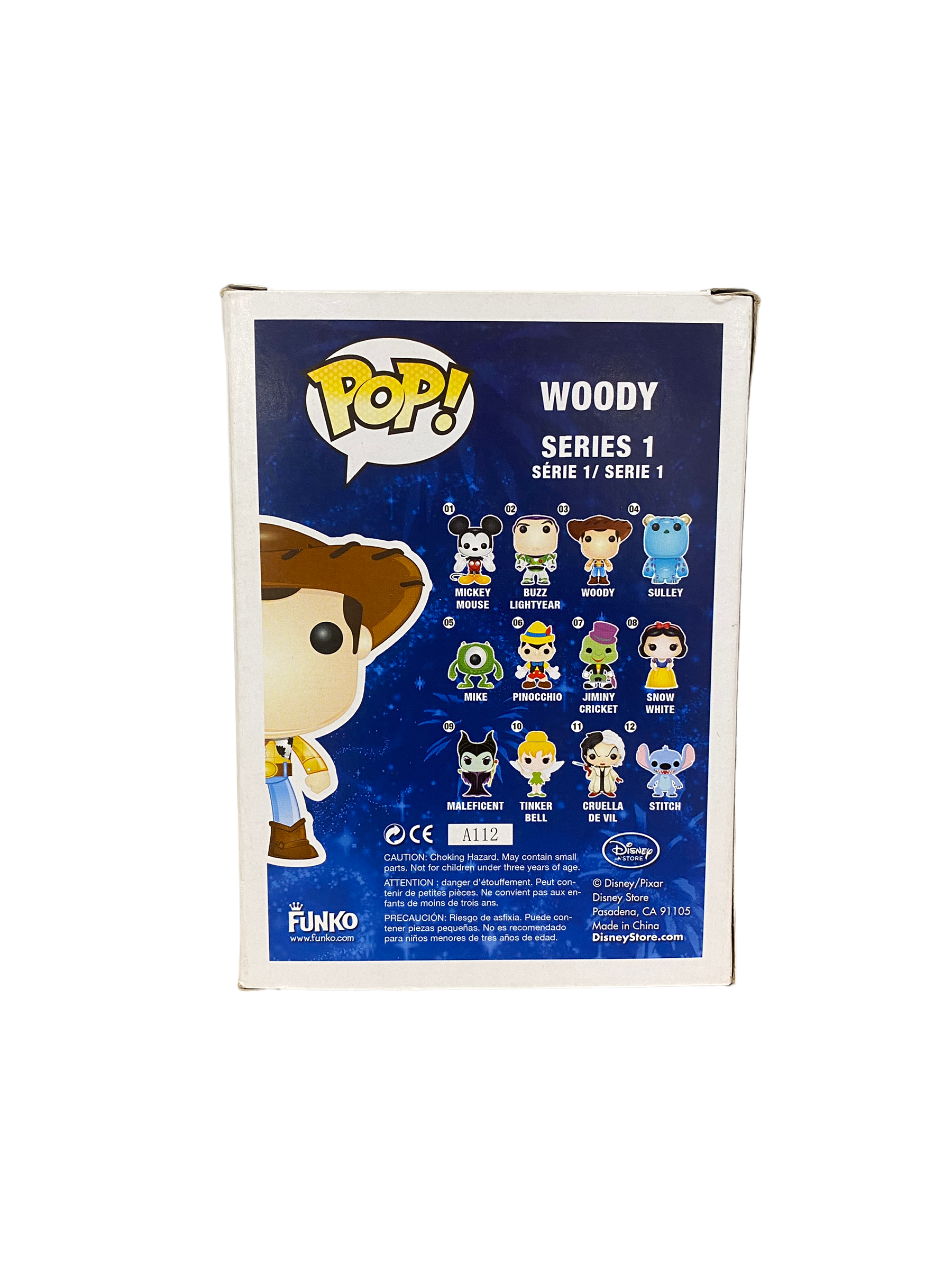 Woody #03 (Disney Store Logo) Funko Pop! - Disney Series 1 - 2011 Pop! -