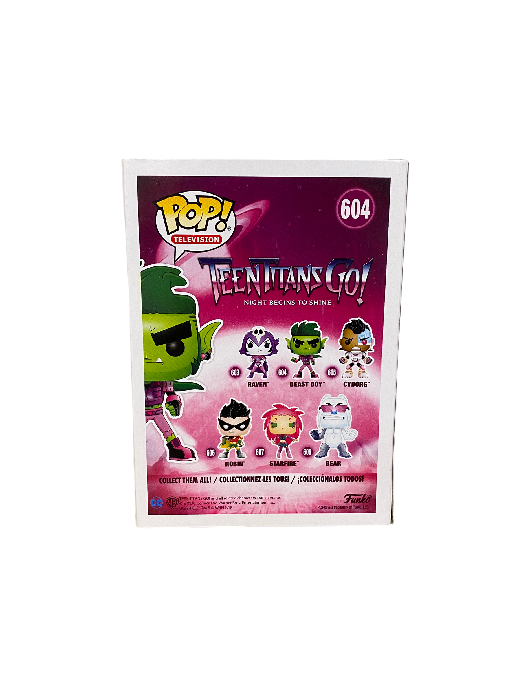 Beast Boy #604 (Metallic) Funko Pop! - Teen Titans Go! - NYCC Toy Tokyo 2018 Exclusive