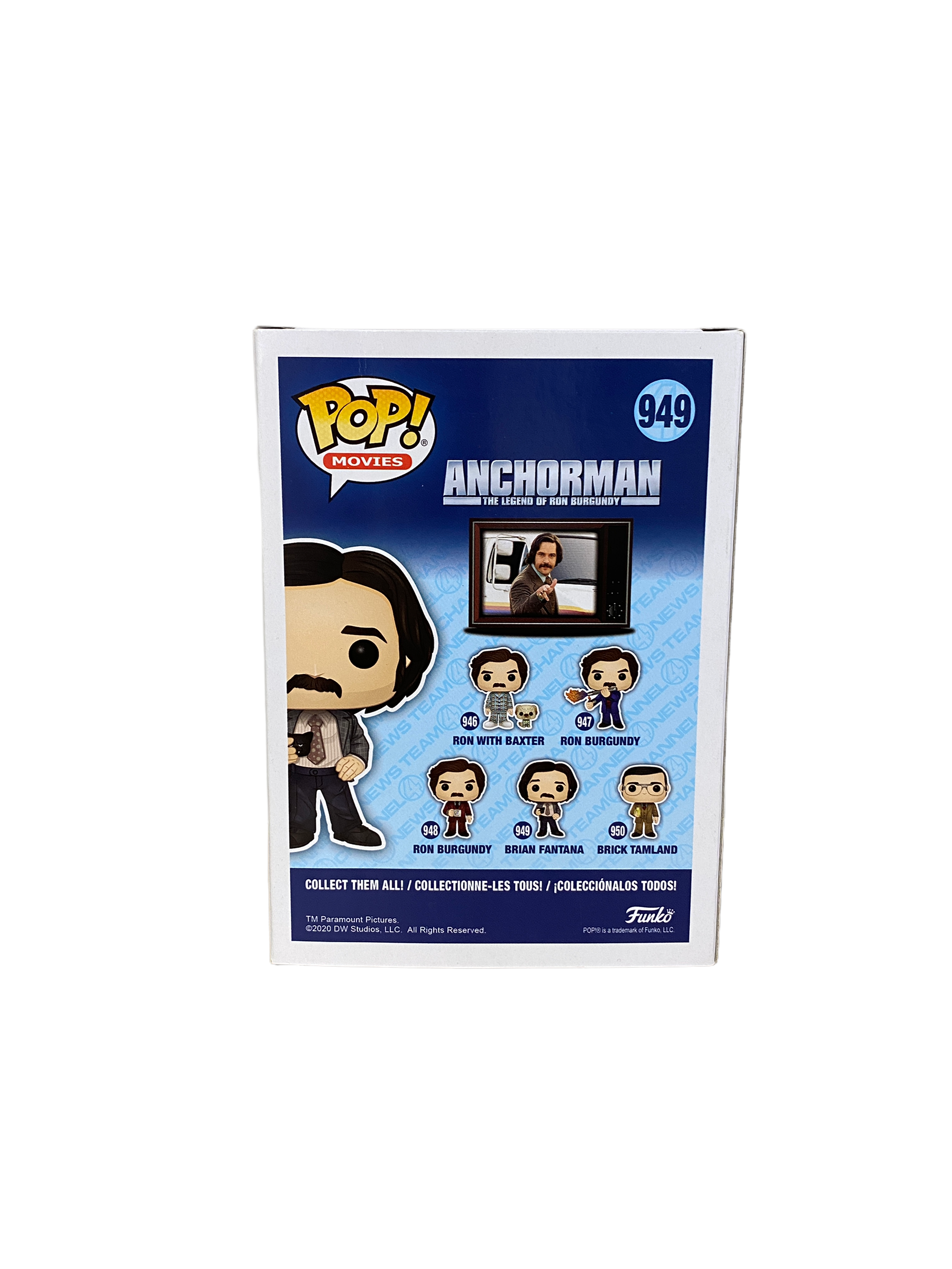 Brian Fantana #949 (Scented) Funko Pop! - Anchorman: The Legend Of Ron Burgundy - SDCC 2020 Official Convention Exclusive -