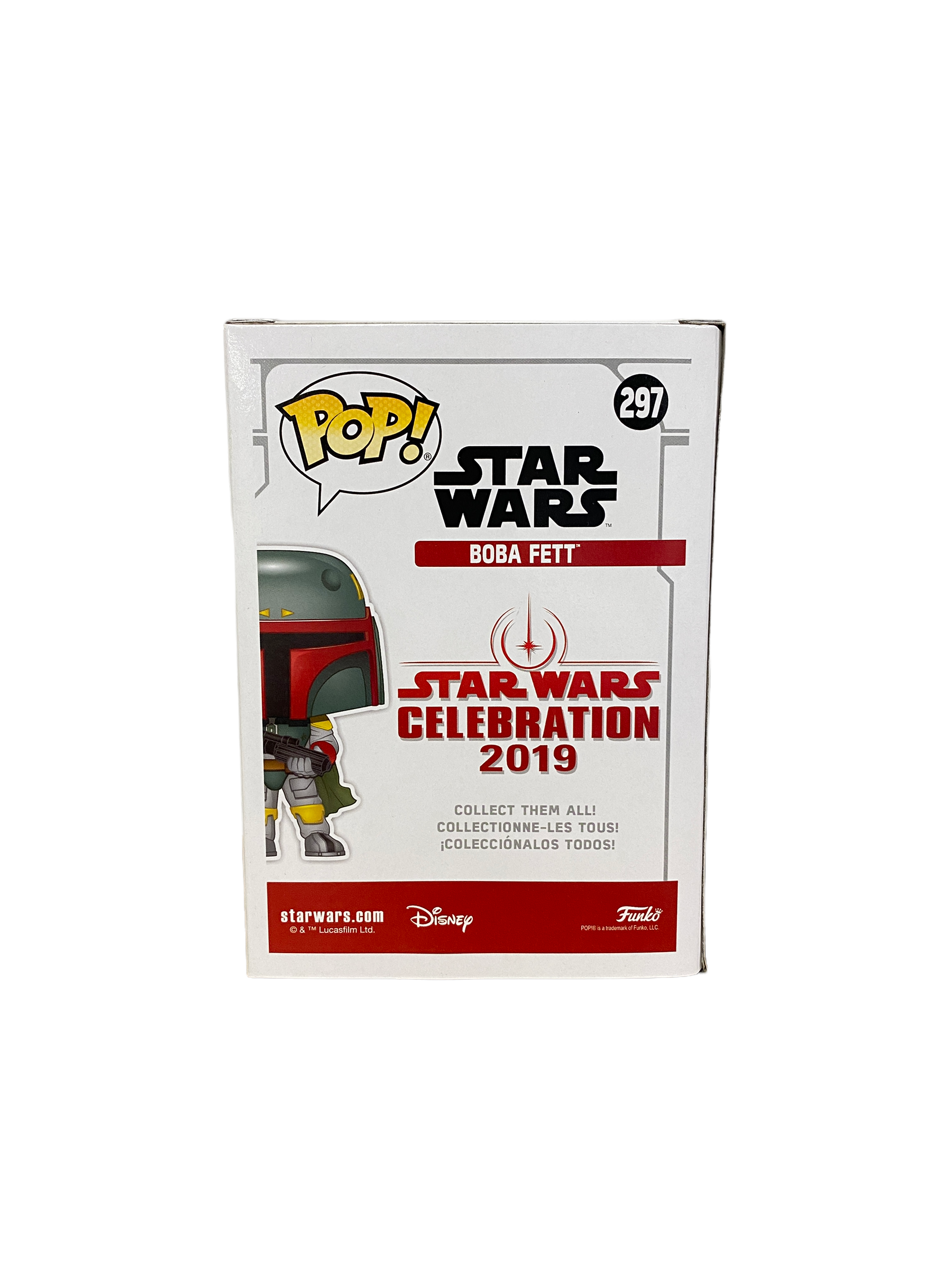 Boba Fett #297 (Blue Chrome) Funko Pop! - Star Wars - Chicago 2019 Star Wars Celebration Exclusive