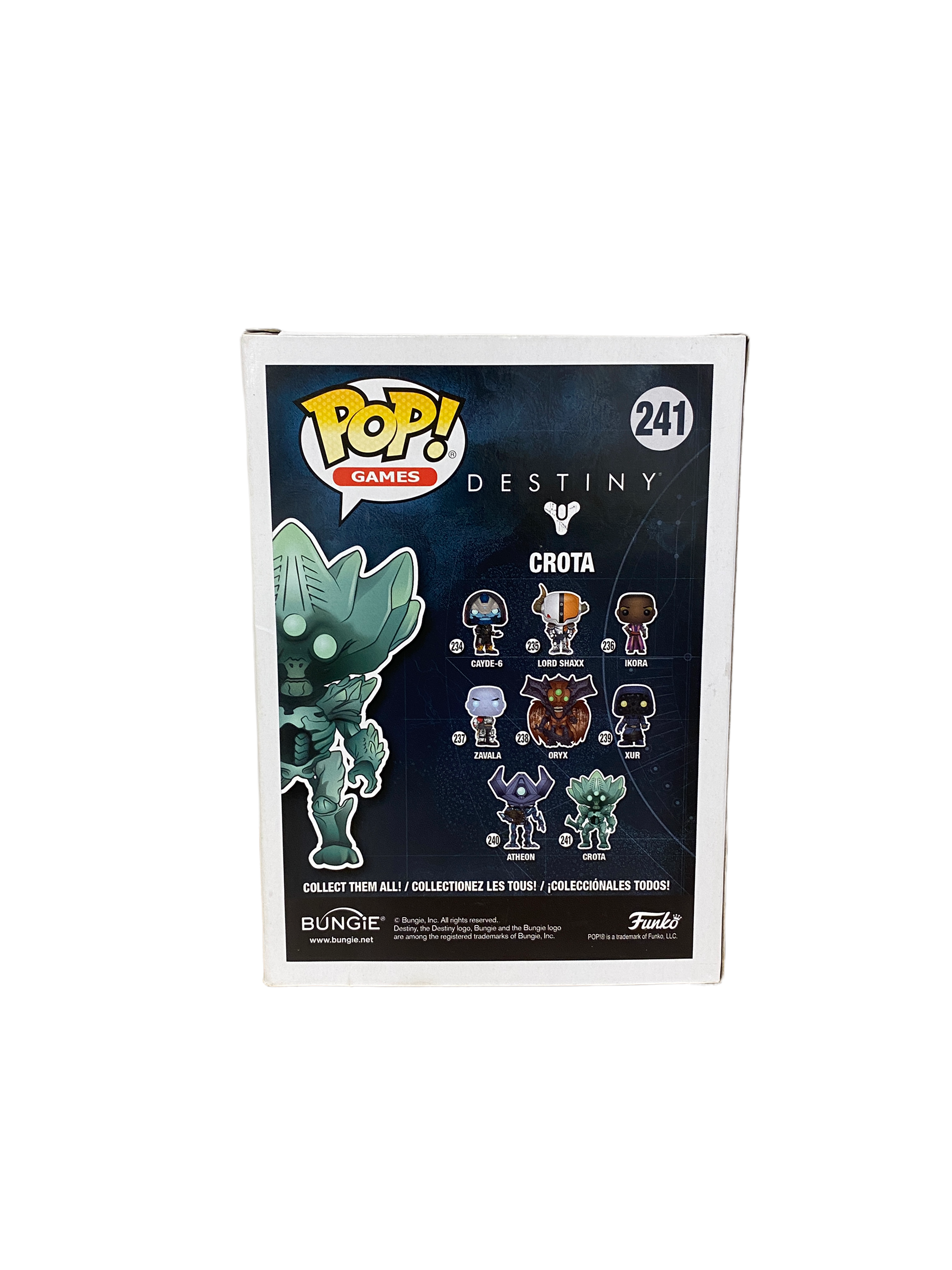 Crota #241 (Glow Chase) Funko Pop! - Destiny - 2017 Pop! - Exclusive -