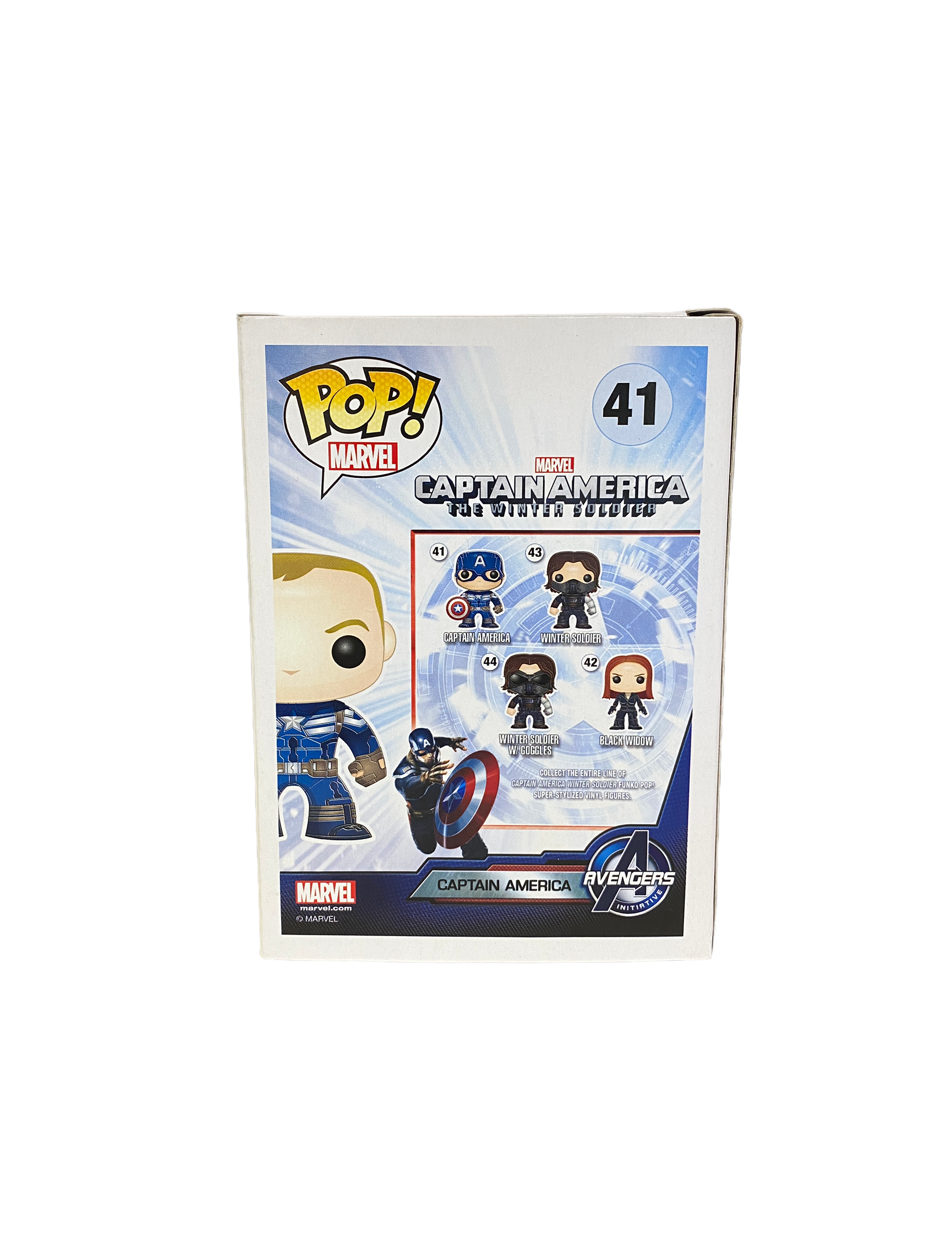 Unmasked Captain America #41 Funko Pop! - Captain America The Winter Soldier - Fan Expo Show Exclusive -