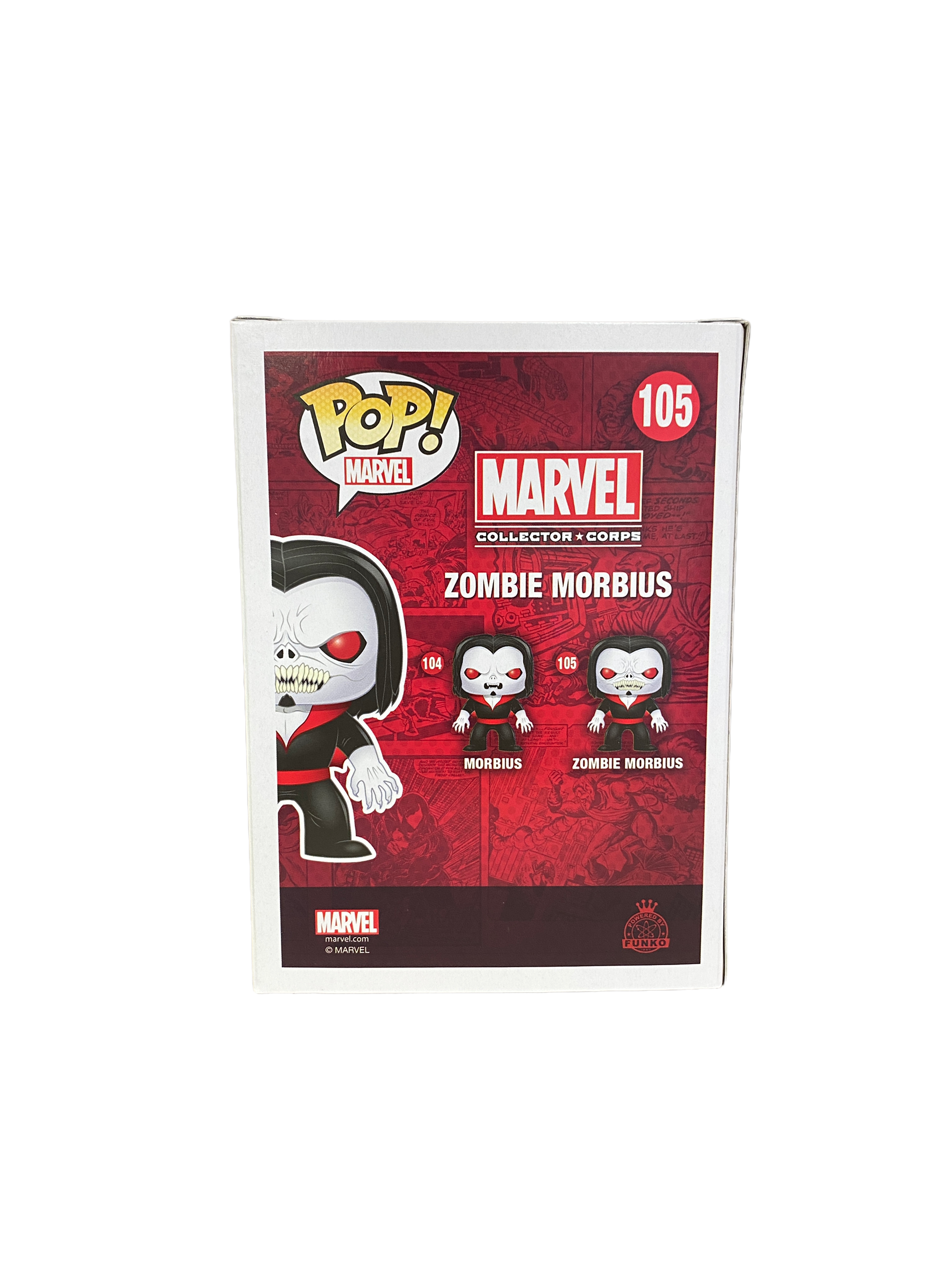 Zombie Morbius #105 Funko Pop! - Marvel Collector Corps Exclusive -