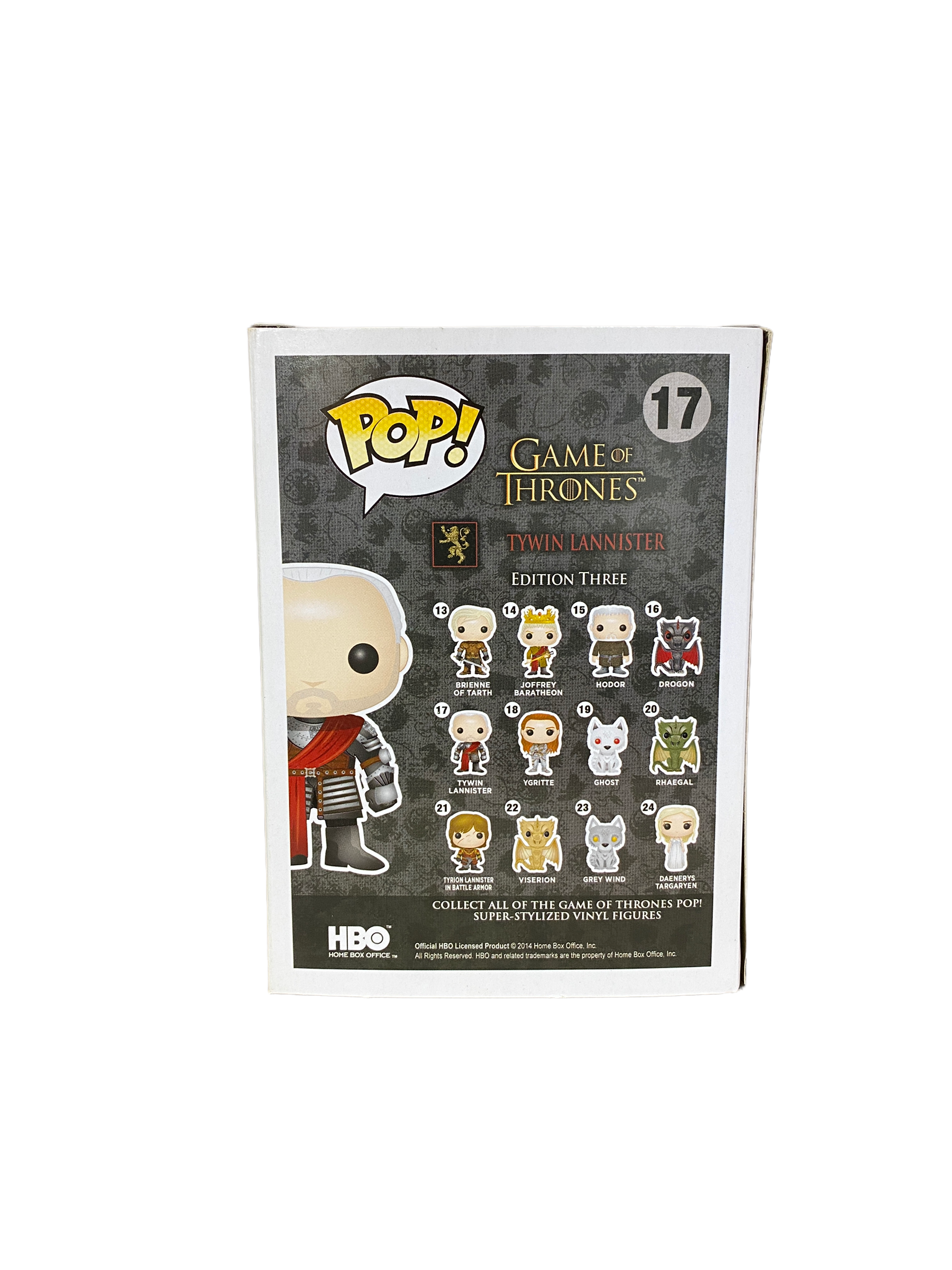 Tywin Lannister #17 (Silver) Funko Pop! - Game Of Thrones - 2013 Pop! -