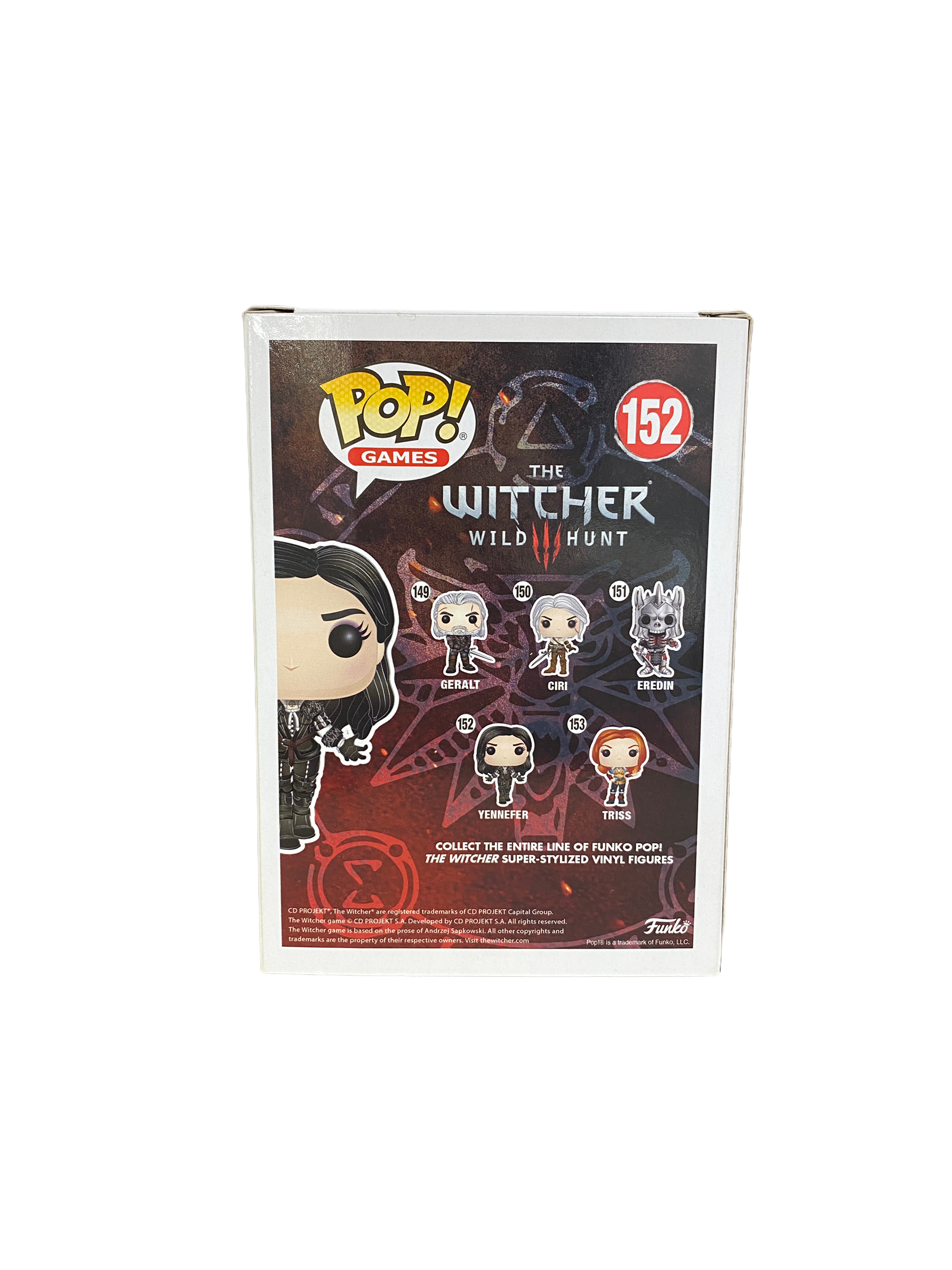 Yennefer #152 Funko Pop! - The Witcher 3 Wild Hunt - 2017 Pop! -