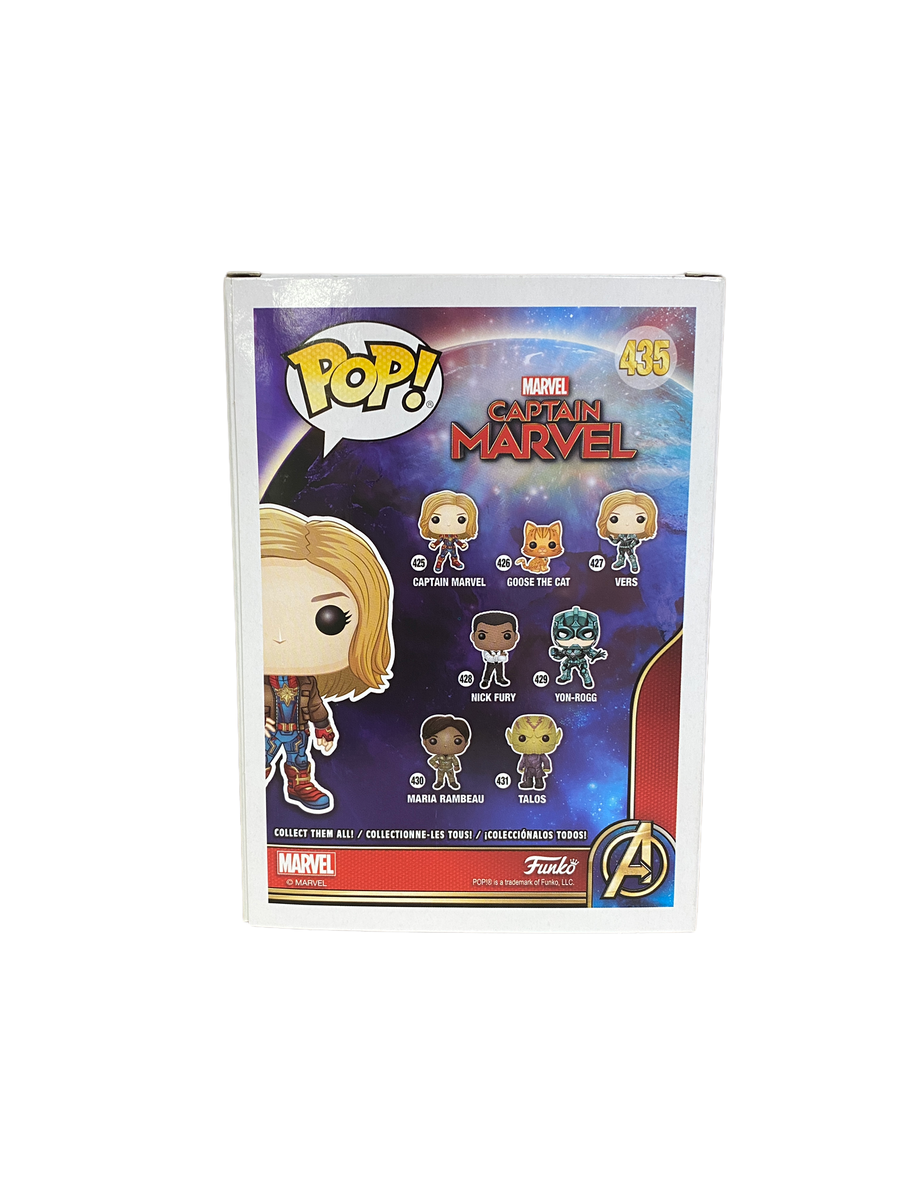 Captain Marvel #435 (w/ Jacket) Funko Pop! - Captain Marvel - Hot Topic Exclusive -