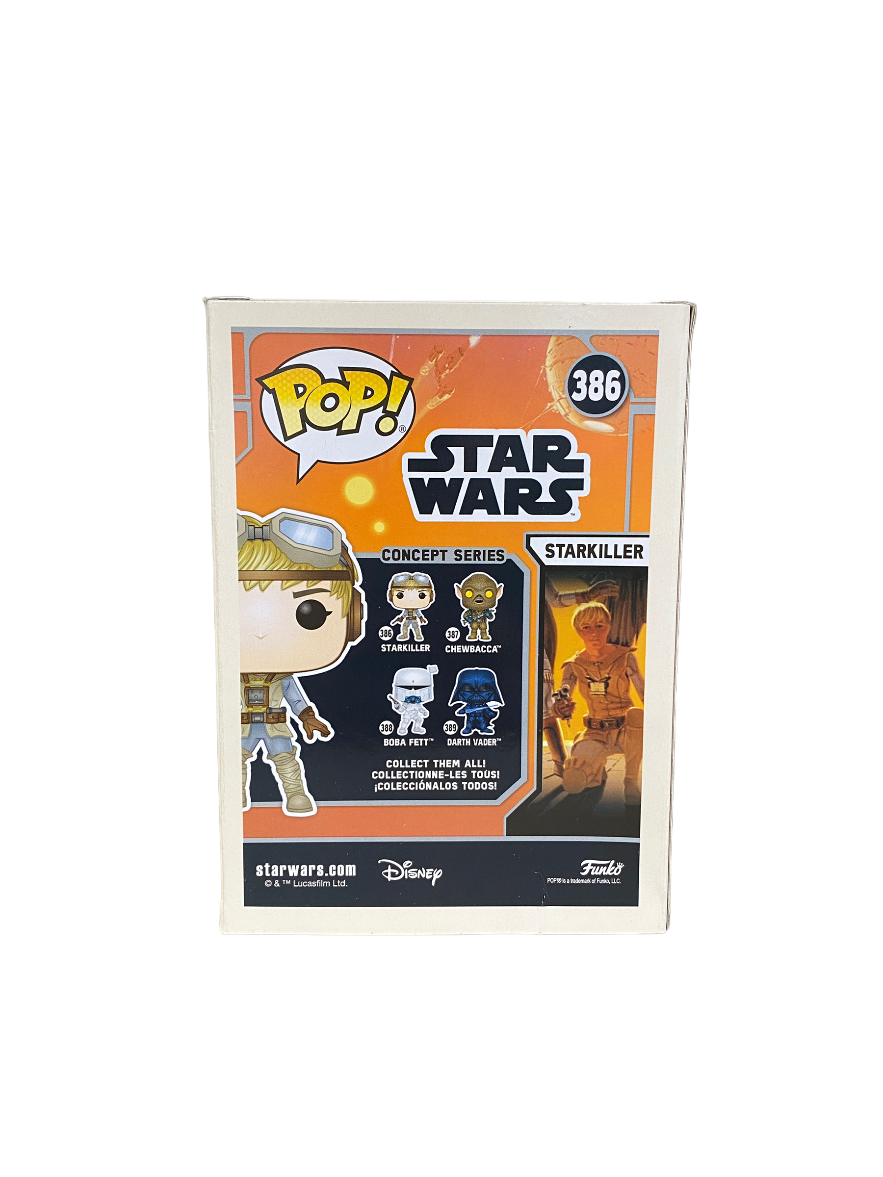 Concept Series Starkiller #386 Funko Pop! - Star Wars - Anaheim 2020 Star Wars Celebration Exclusive -