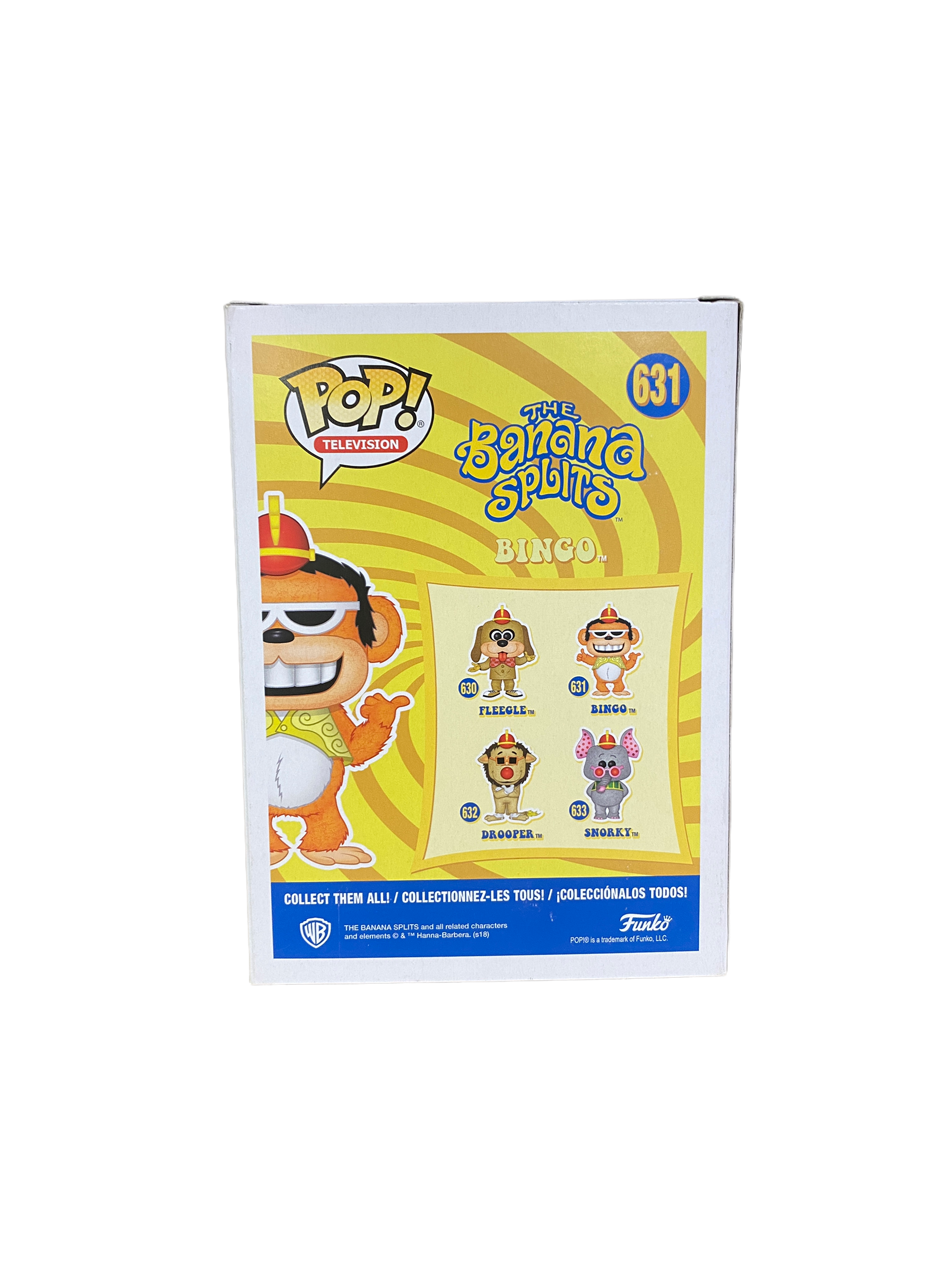 Bingo #631 Funko Pop! - The Banana Splits - SDCC 2018 Shared Exclusive