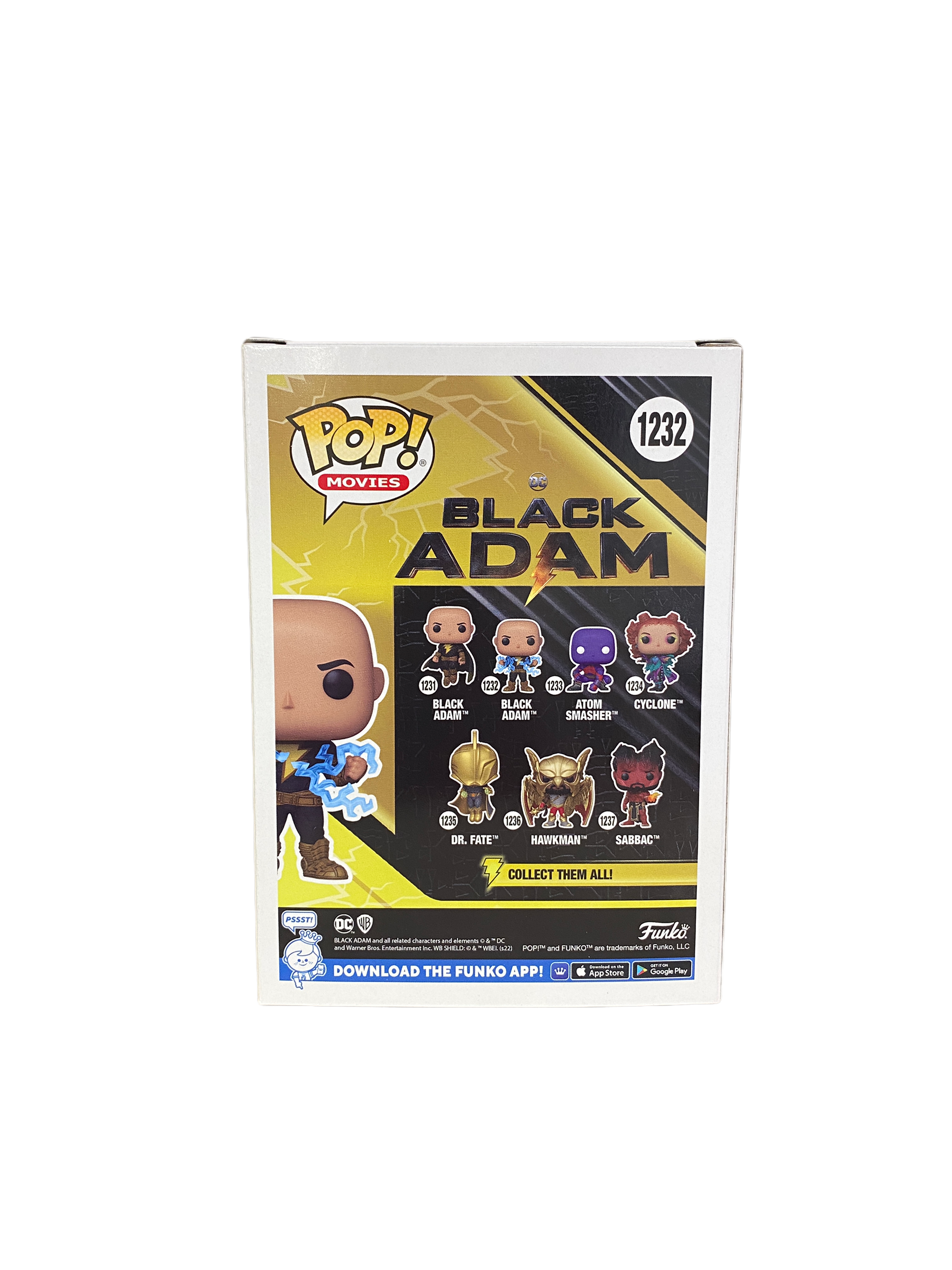 Black Adam #1232 (Glow Chase) Funko Pop! - Black Adam -