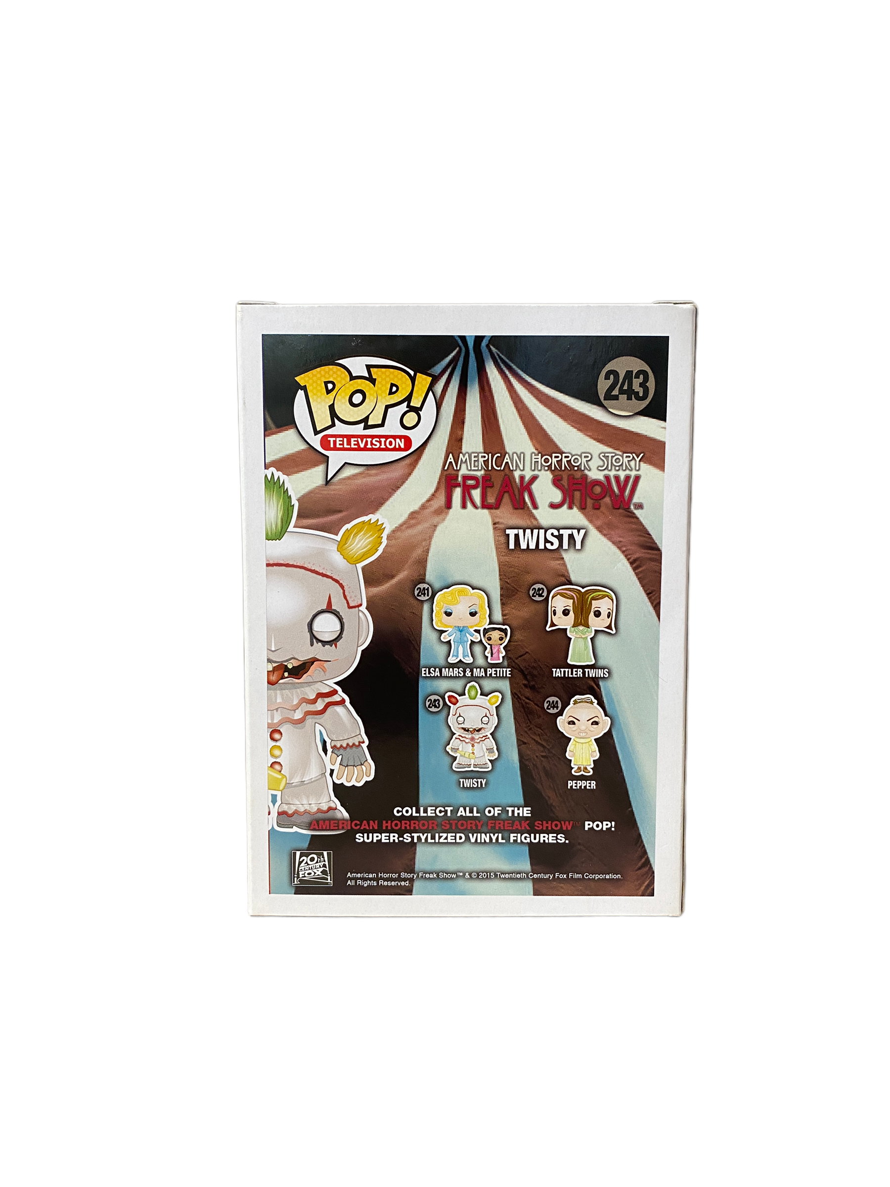 Twisty #243 (Unmasked) Funko Pop! - American Horror Story Freak Show - SDCC 2015 Shared Exclusive -