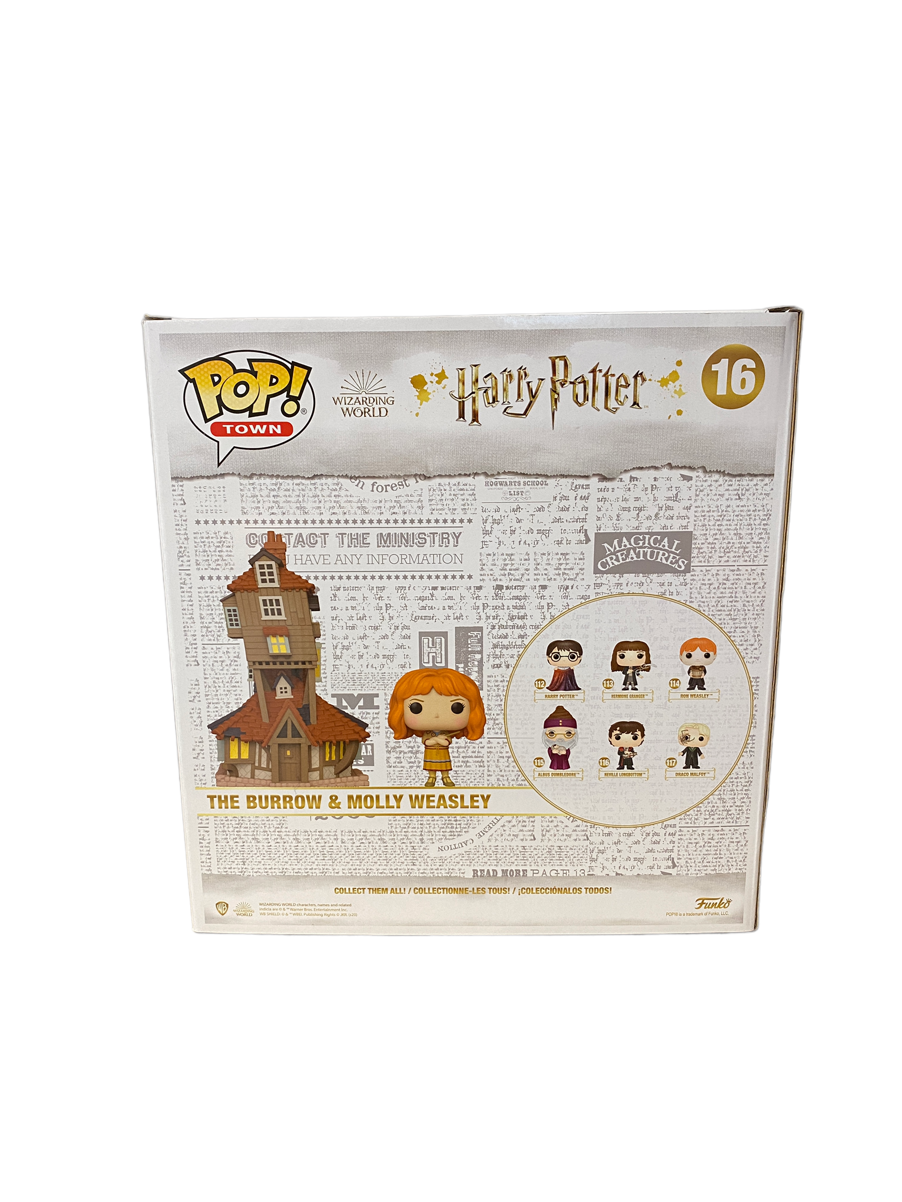 The Burrow & Molly Weasley #16 Funko Pop Town! - Harry Potter - NYCC 2020 Shared Exclusive -