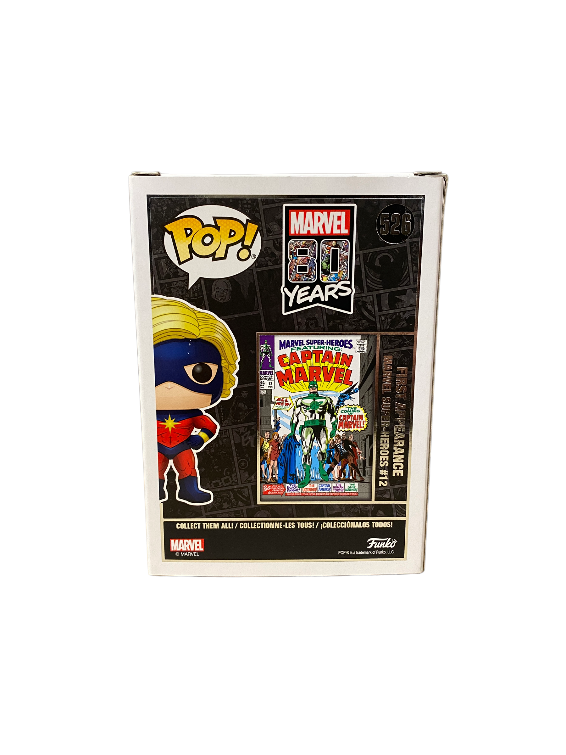 Captain Marvel (Mar-Vell) #526 Funko Pop! - Marvel 80 Years - NYCC 2019 Official Convention Exclusive -