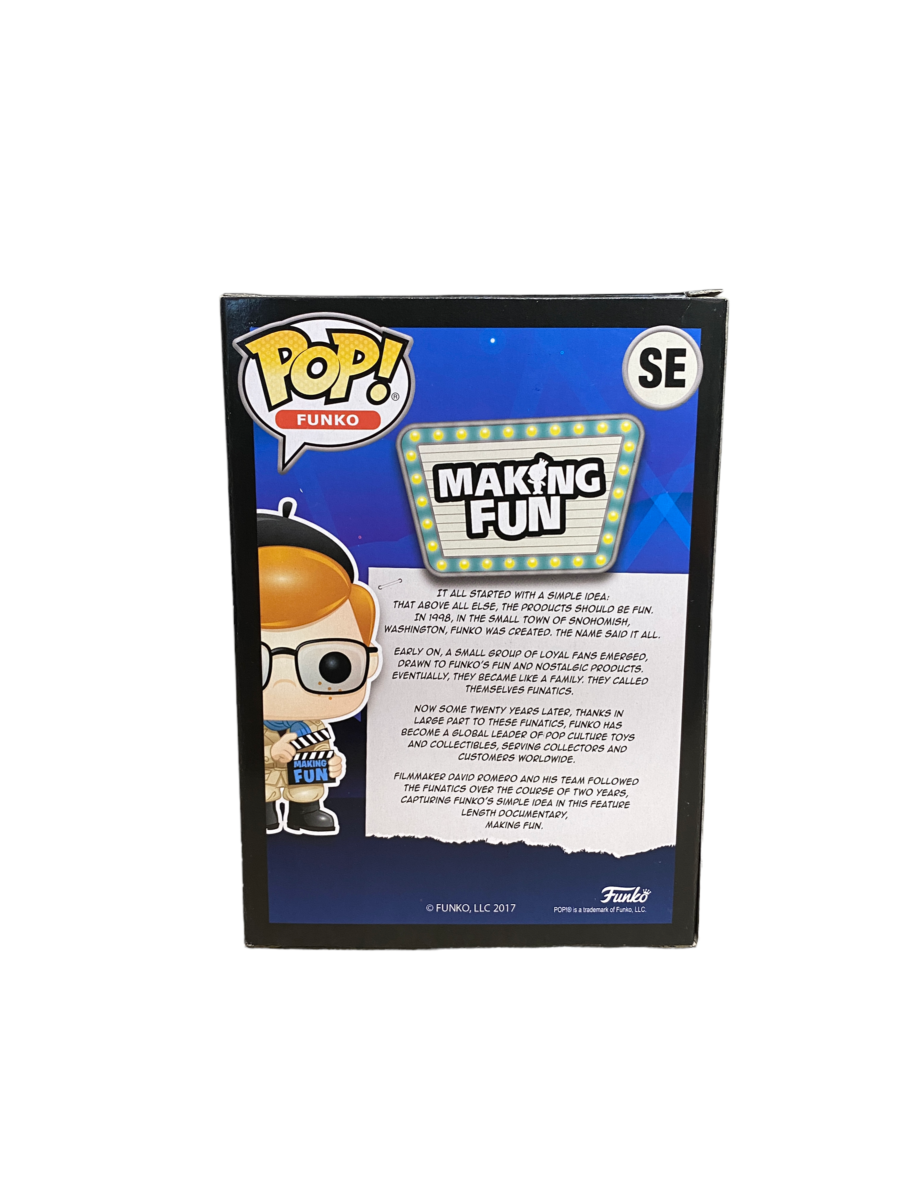 Director Freddy Funko Pop! - Making Fun - 2017 Pop! - Making Fun World Premiere Box Exclusive -
