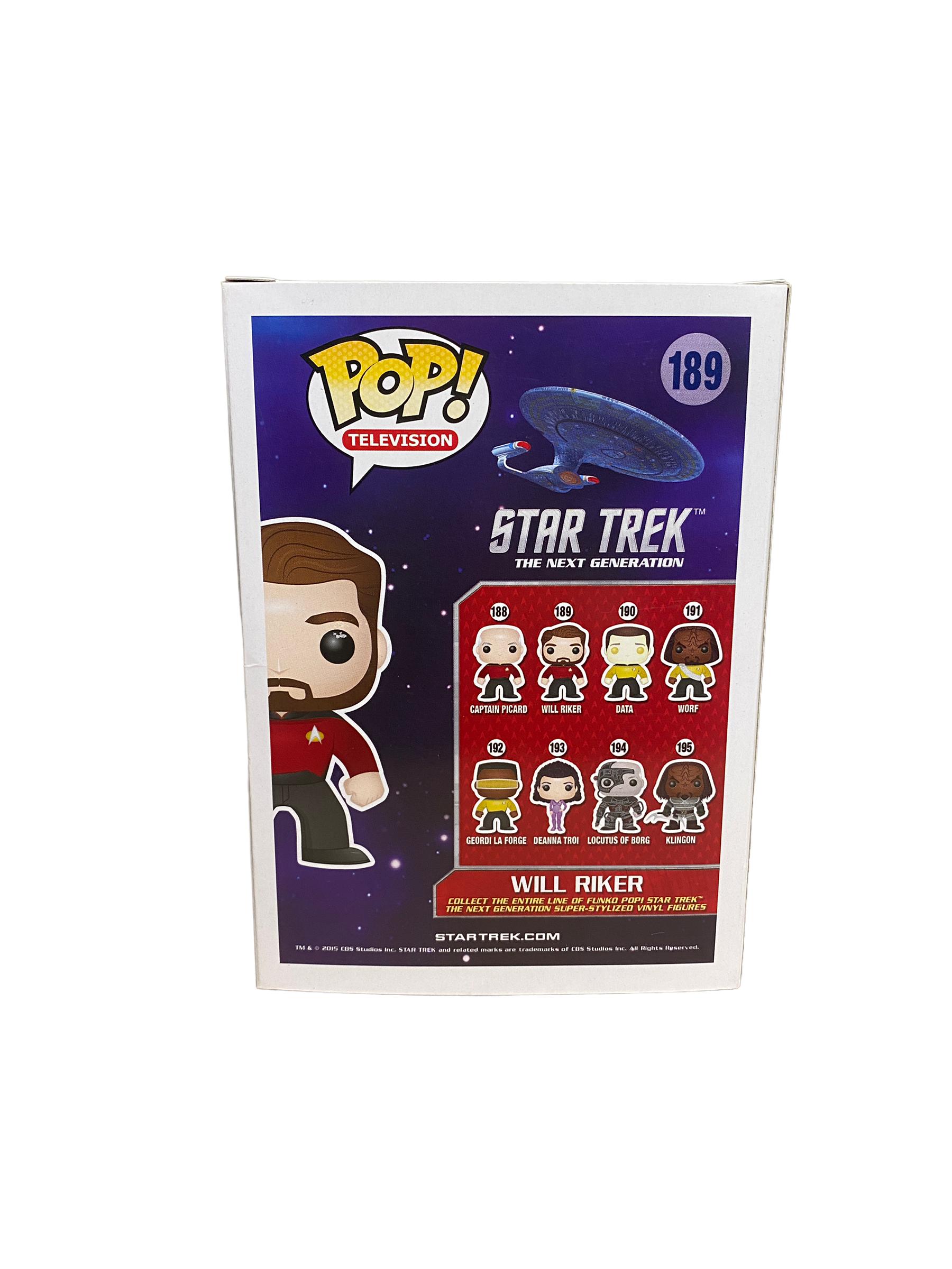 Will Riker #189 Funko Pop! - Star Trek The Next Generation - 2015 Pop! -