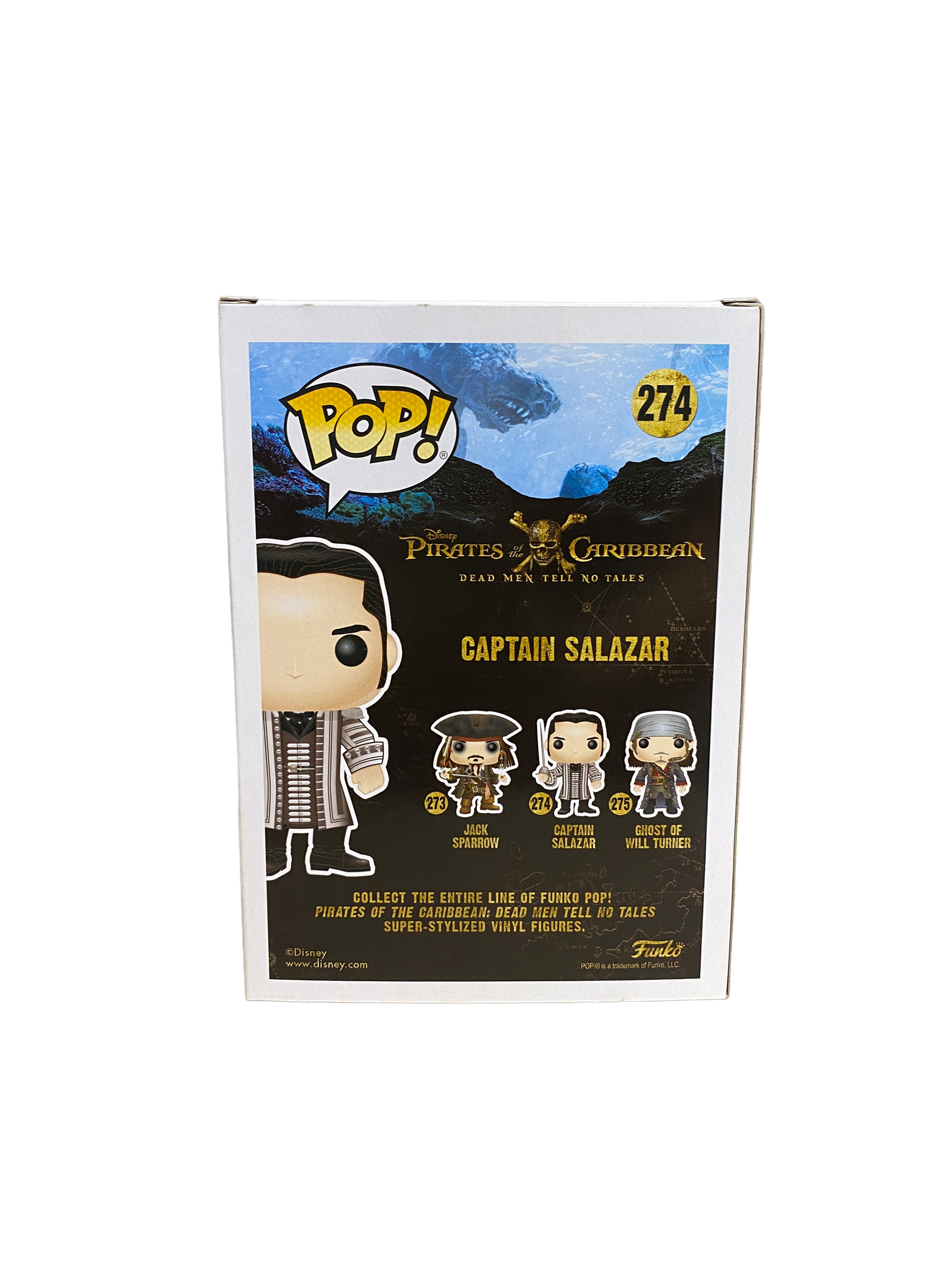 Captain Salazar #274 (Ghost Chase) Funko Pop! - Pirates Of The Caribbean Dead Men Tell No Tales - 2017 Pop! -