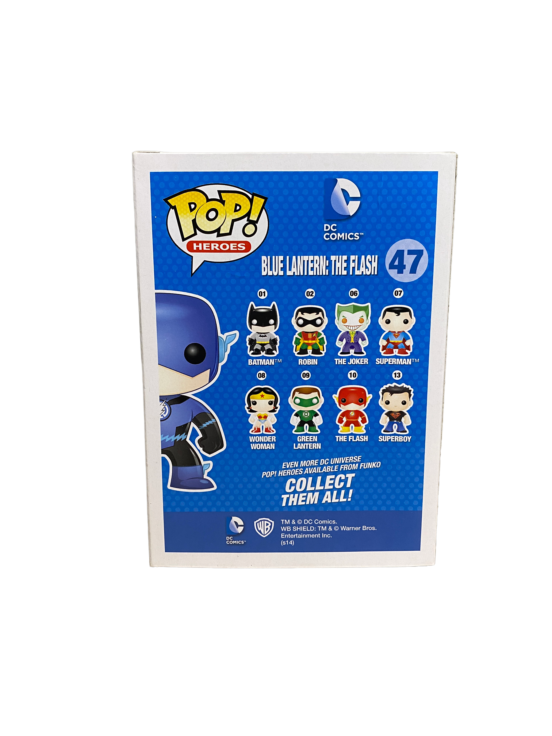 Blue Lantern: The Flash #47 (Metallic) Funko Pop! - DC Comics - Fugitive Toys Exclusive -