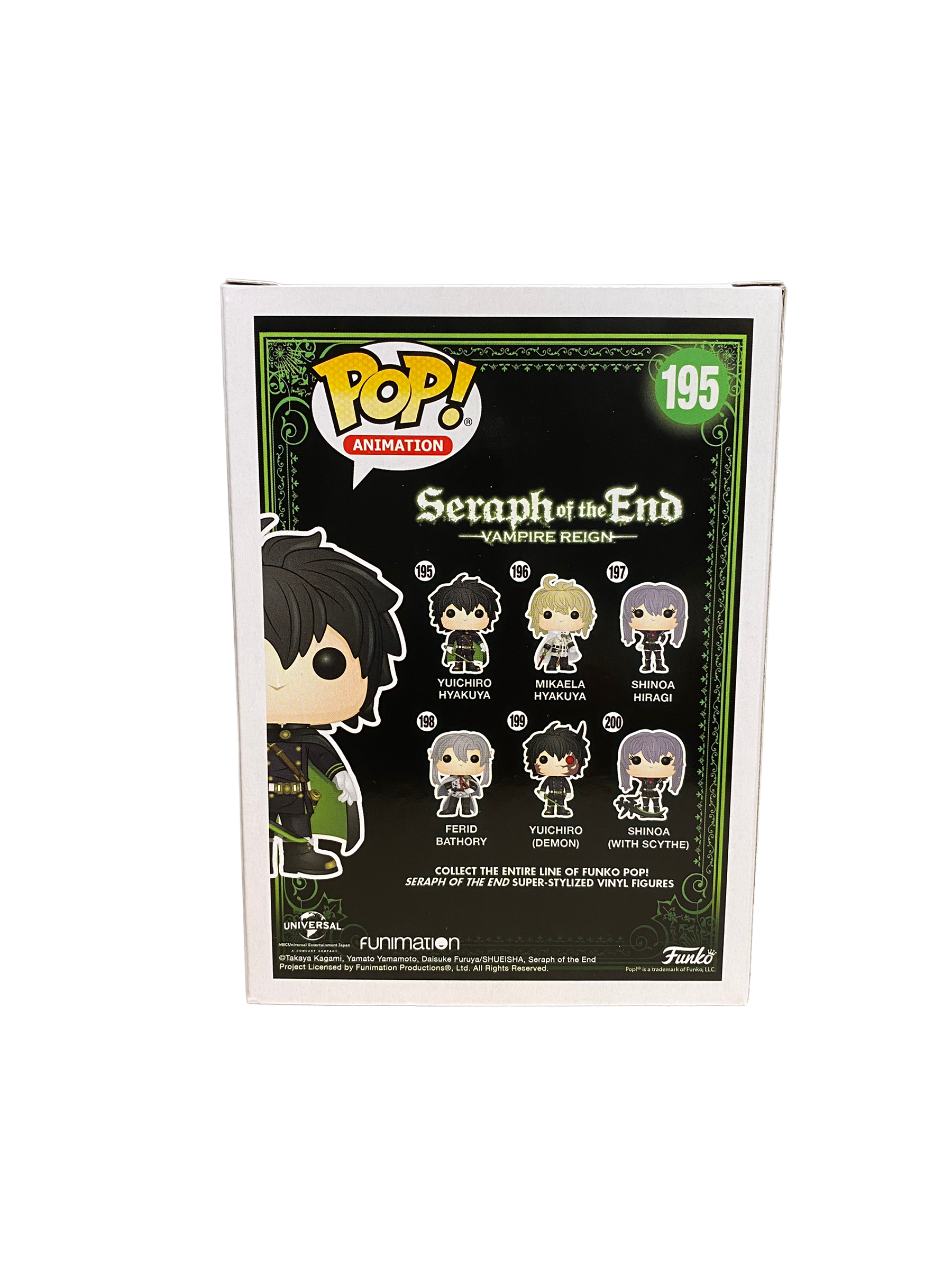 Yuichiro Hyakuya #195 Funko Pop! - Seraph Of The End: Vampire Reign - 2017 Pop! -