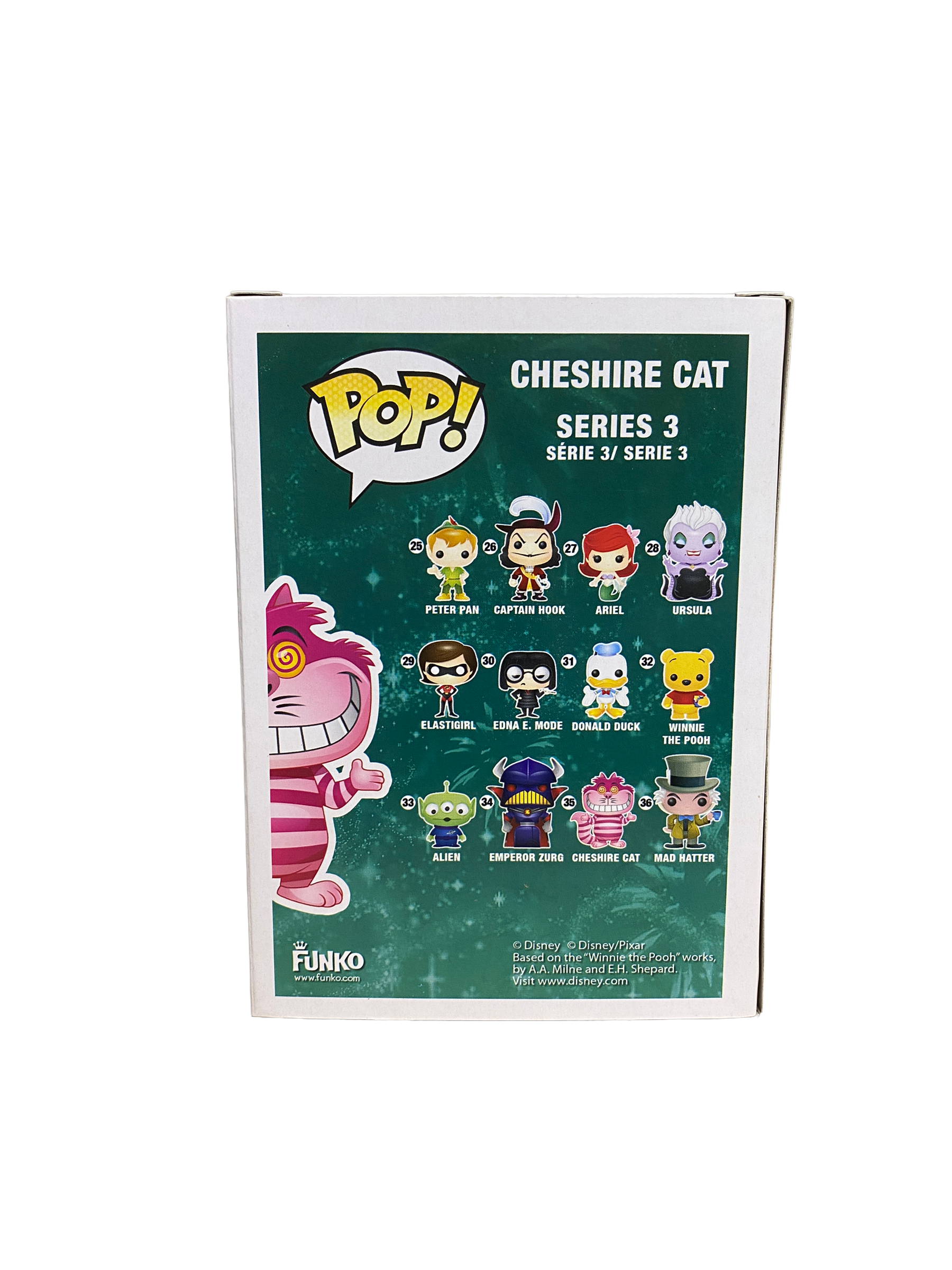 Cheshire Cat #35 (Fading) Funko Pop! - Disney Series 3 - Hot Topic Exclusive -