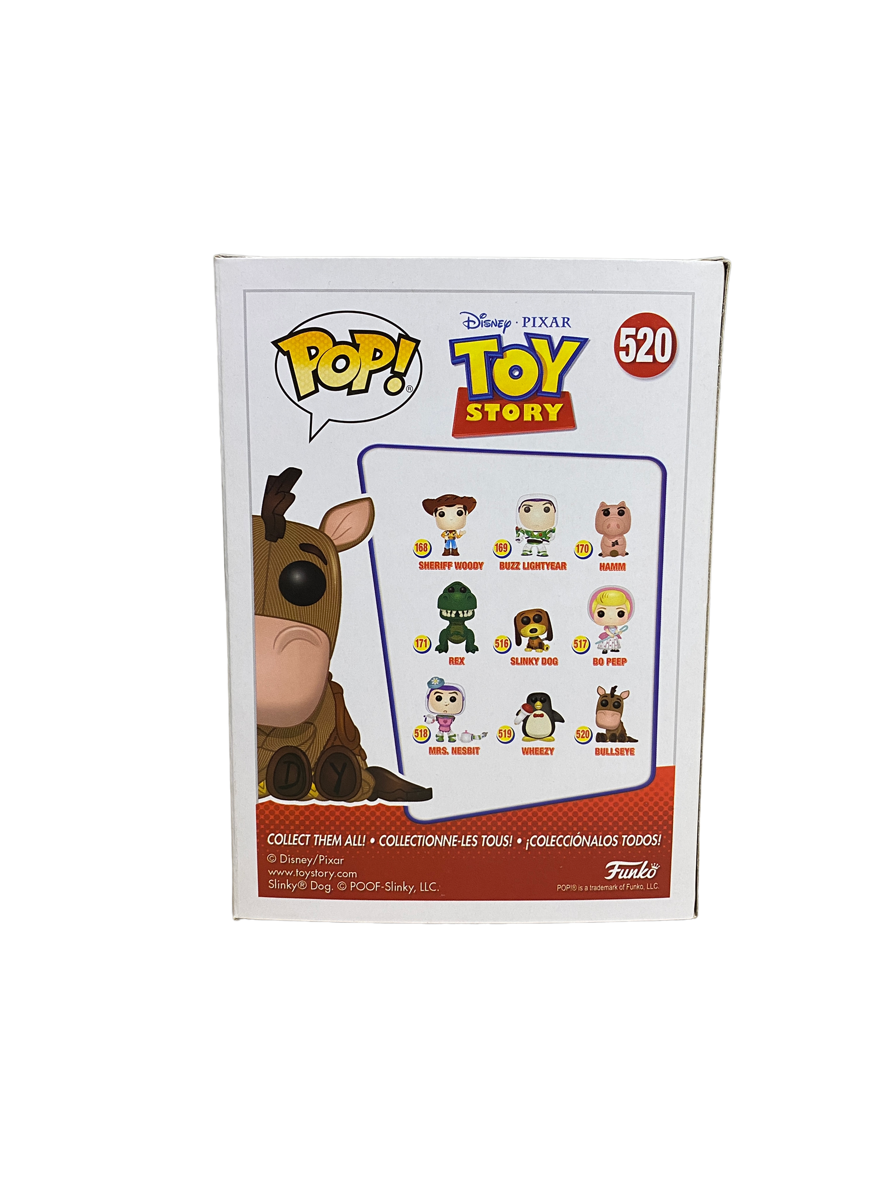 Bullseye #520 (Flocked) Funko Pop! - Toy Story - Funko Shop Exclusive -