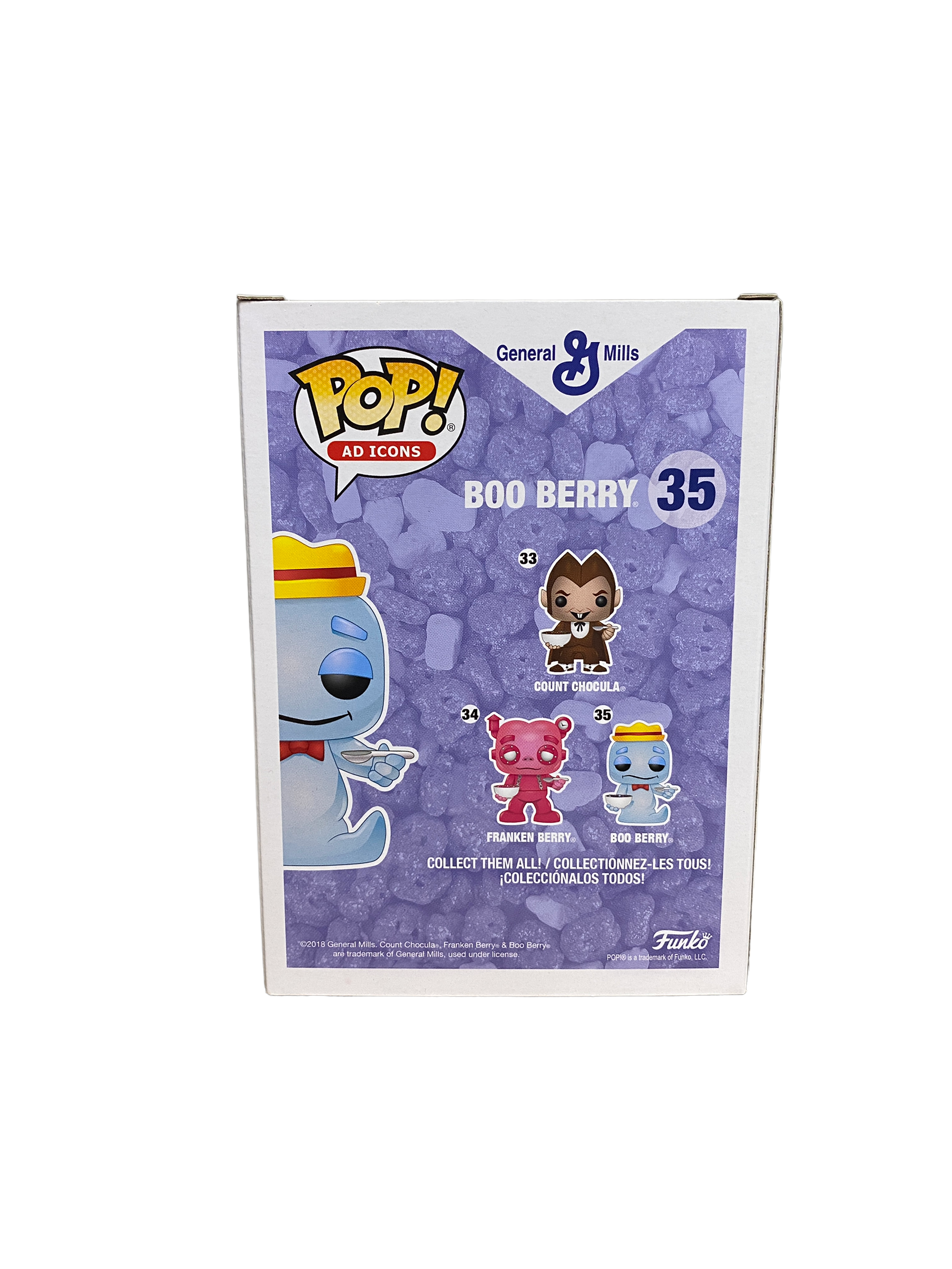 Boo Berry #35 (w/ Cereal) Funko Pop! - Ad Icons -