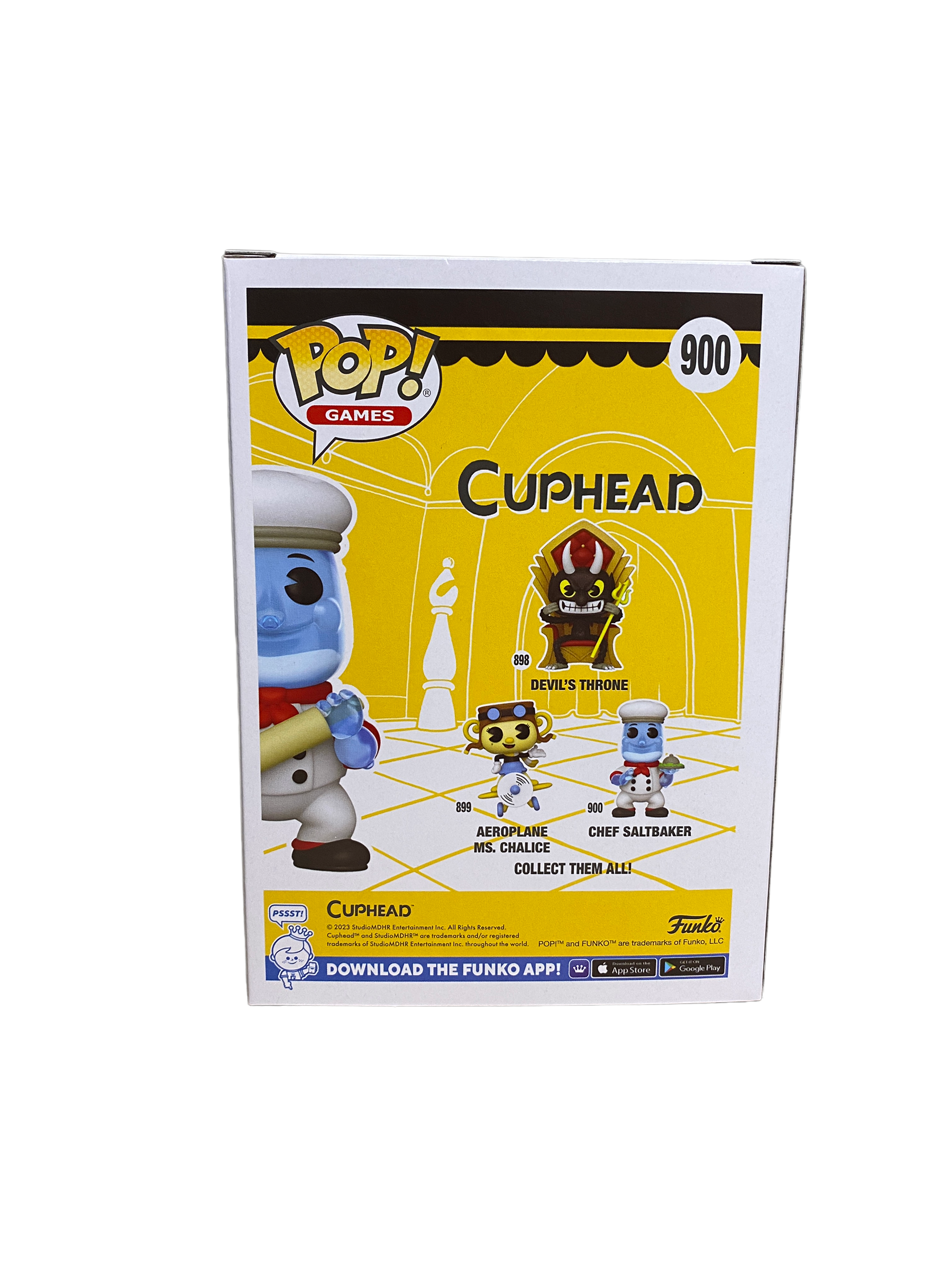 Chef Saltbaker #900 (w/ Rolling Pin) Funko Pop! - Cuphead -