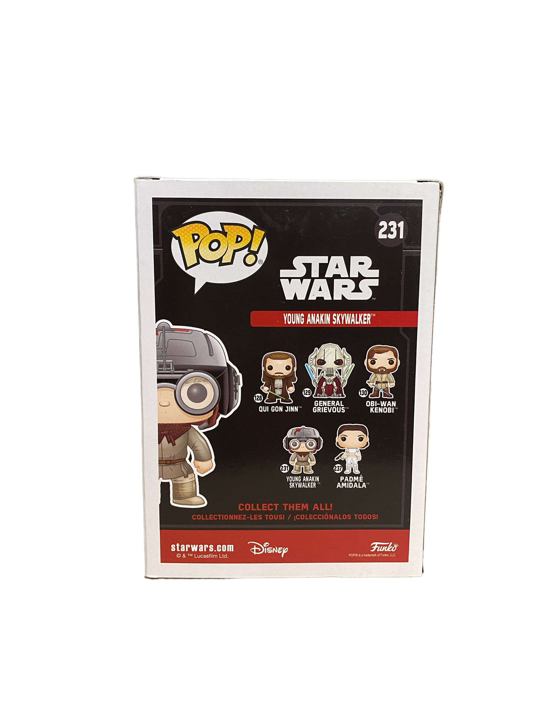 Young Anakin Skywalker #231 (Podracer) Funko Pop! - Star Wars - Walgreens Exclusive -