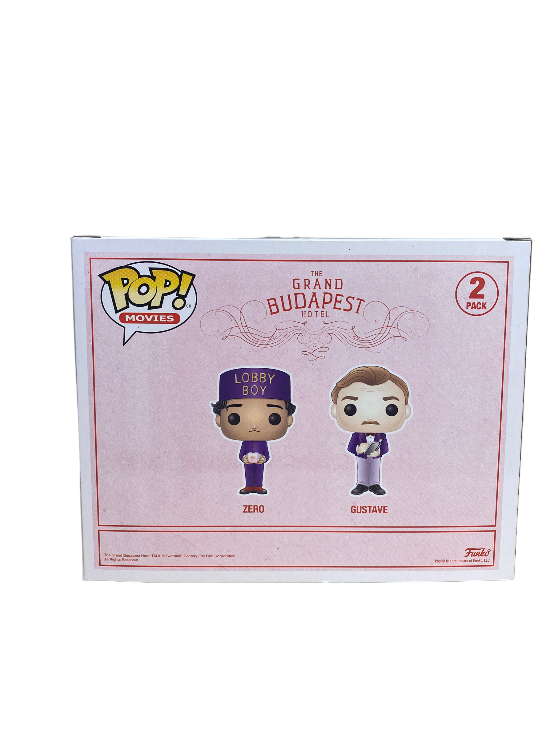 Zero & Gustave 2 Pack Funko Pop! - The Grand Budapest Hotel - ECCC 2020 Exclusive