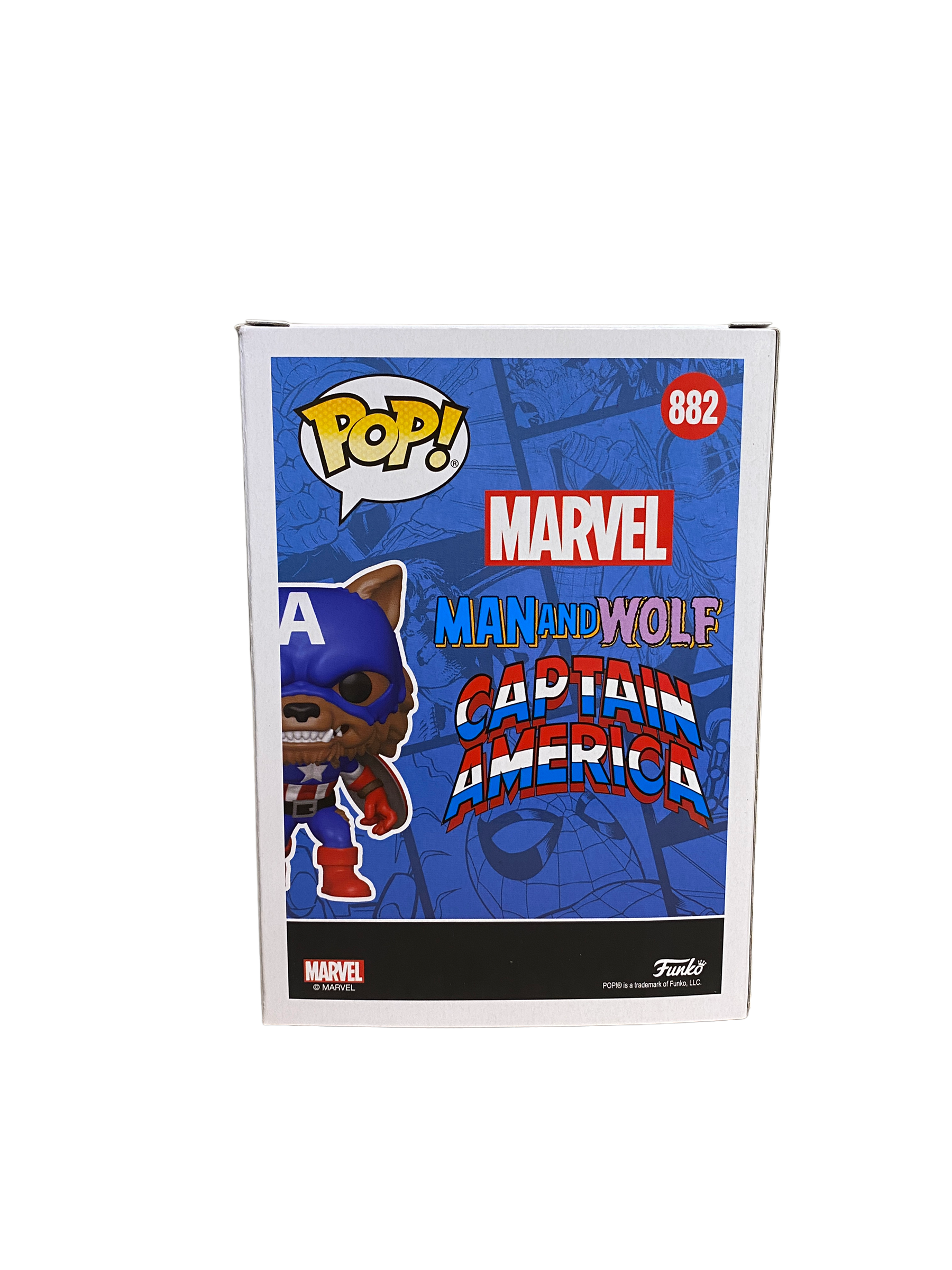 Capwolf #882 Funko Pop! - Marvel - Virtual Funkon 2021 Official Convention Exclusive -