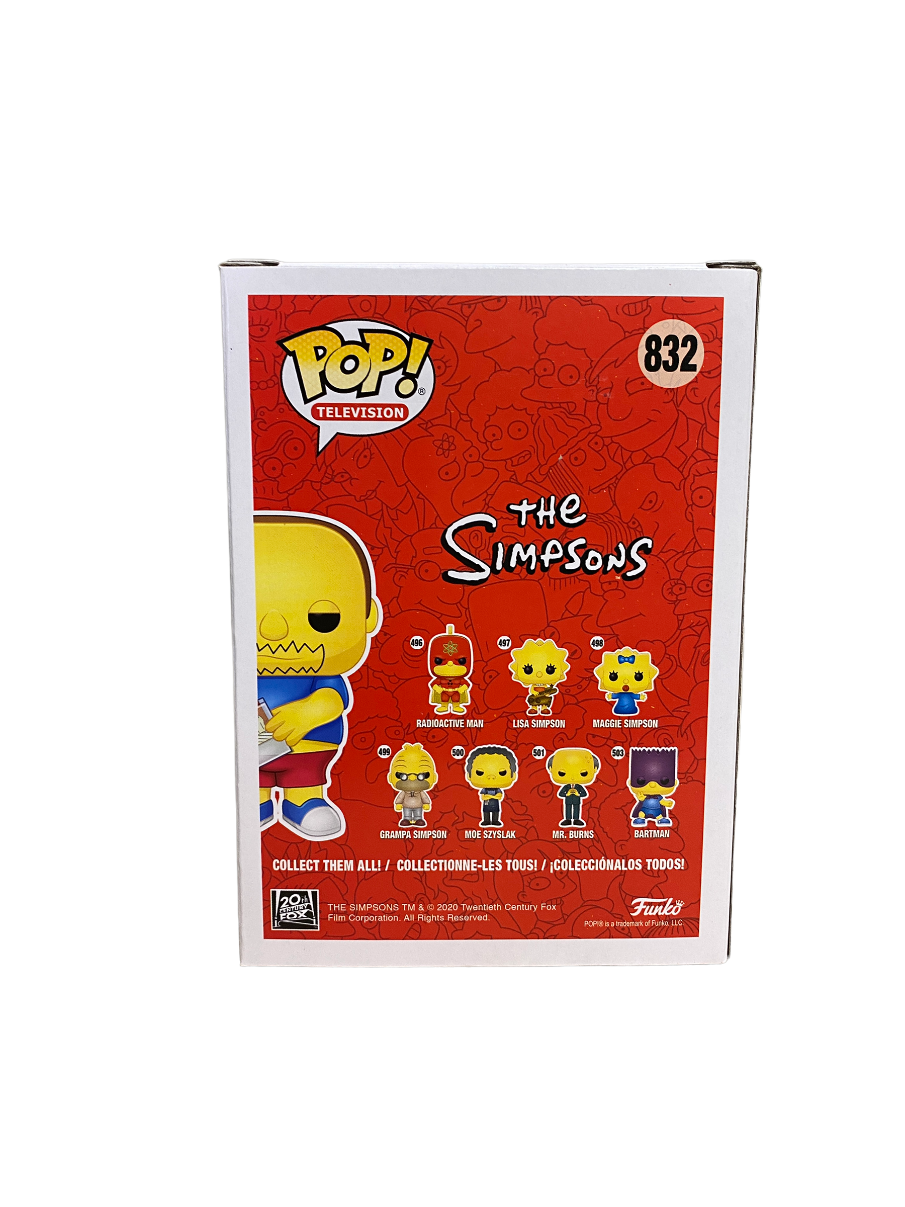 Comic Book Guy #832 Funko Pop! - The Simpsons - NYCC 2020 Official Convention Exclusive -