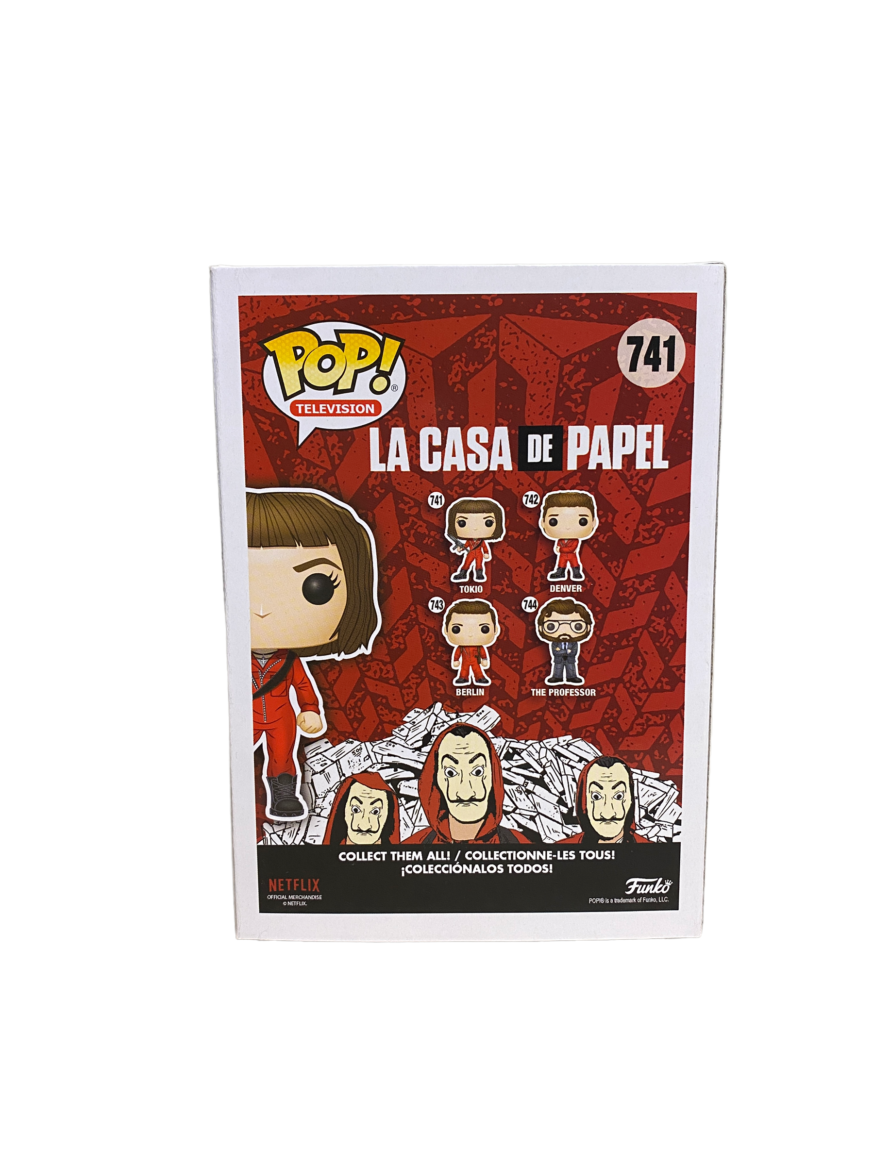 Tokio #741 (Masked Chase) Funko Pop! - La Casa Del Papel - 2022 Pop! -