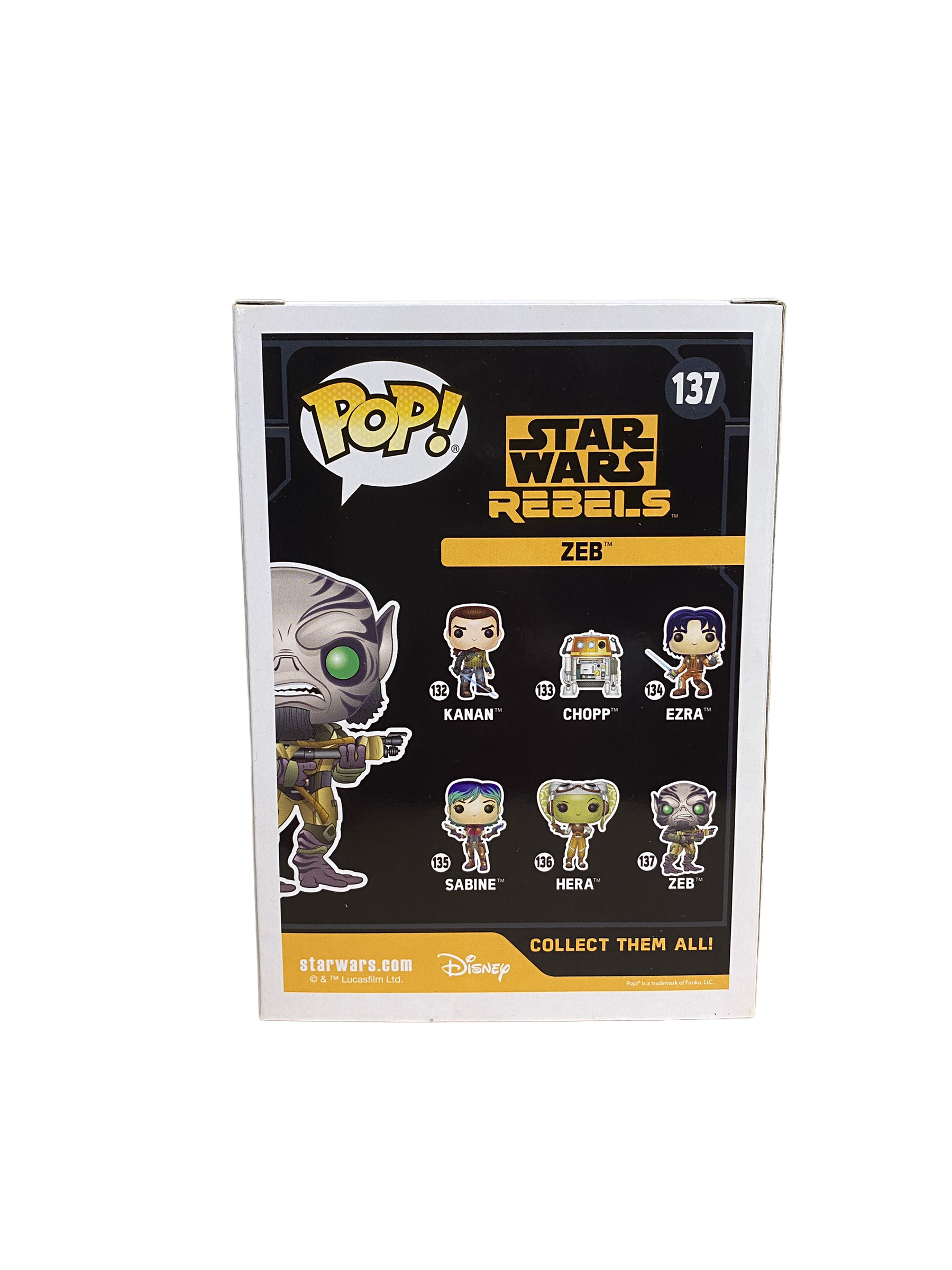 Zeb #137 Funko Pop! - Star Wars Rebels - 2016 Pop! -