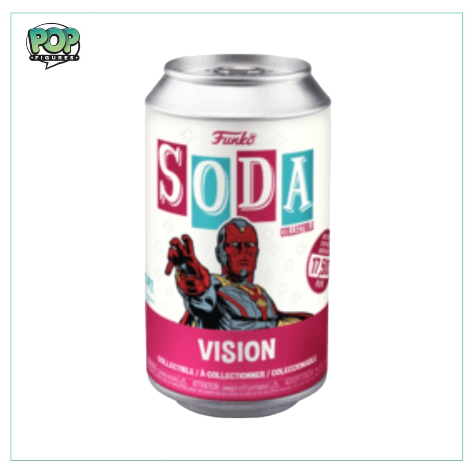 Vision Funko Soda Vinyl Figure! - Marvel - LE17500 Pcs - Chance of Chase