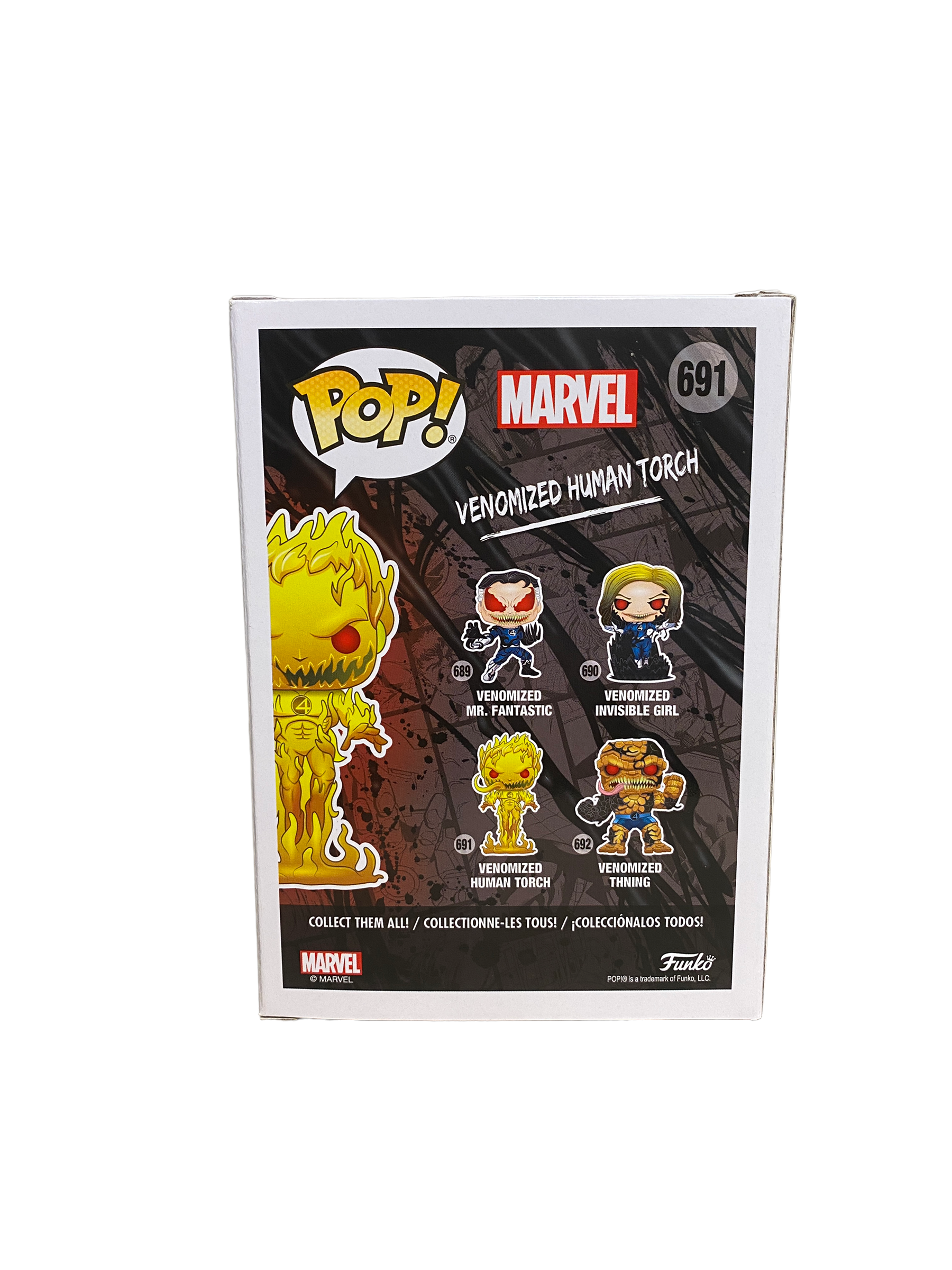 Venomized Human Torch #691 Funko Pop! - Venom - GameStop Exclusive -