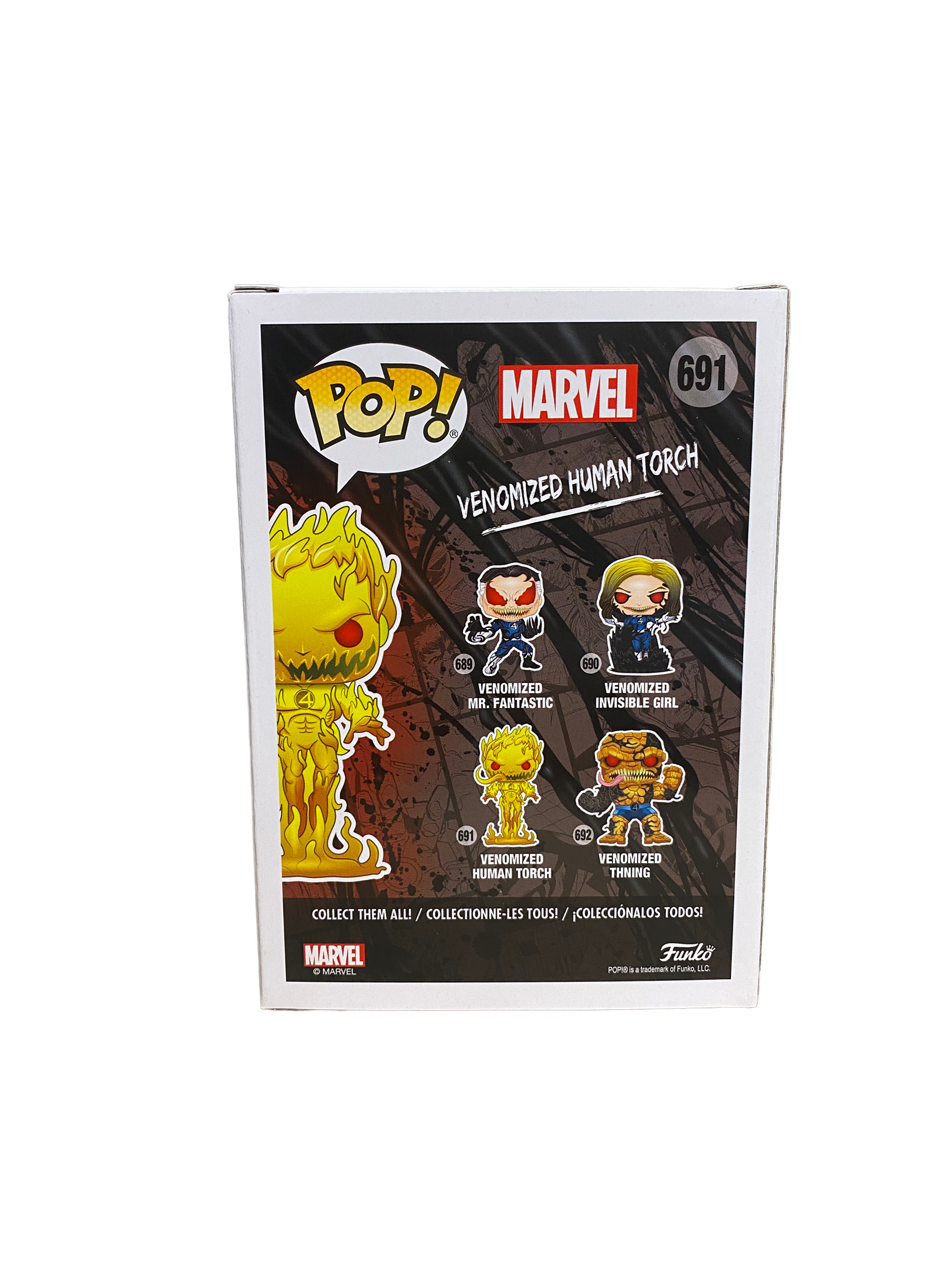 Venomized Human Torch #691 (Glows In The Dark) Funko Pop! - Venom -