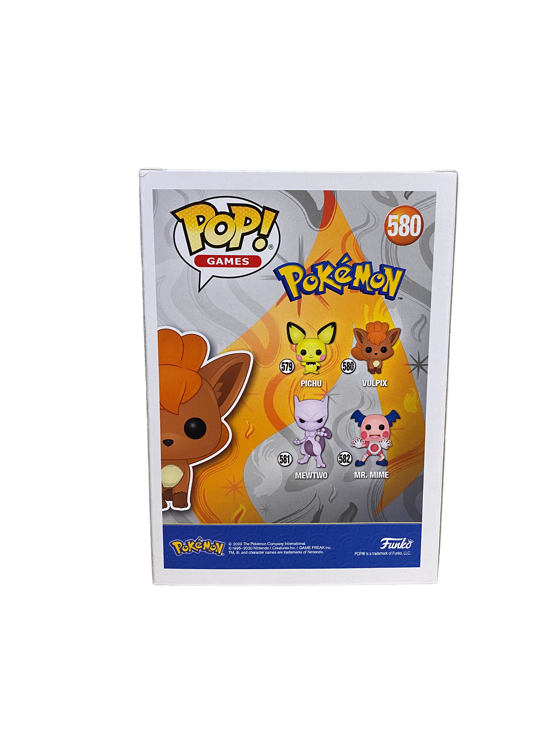 Vulpix #580 (Flocked) Funko Pop! - Pokemon - SDCC 2020 Shared Exclusive -