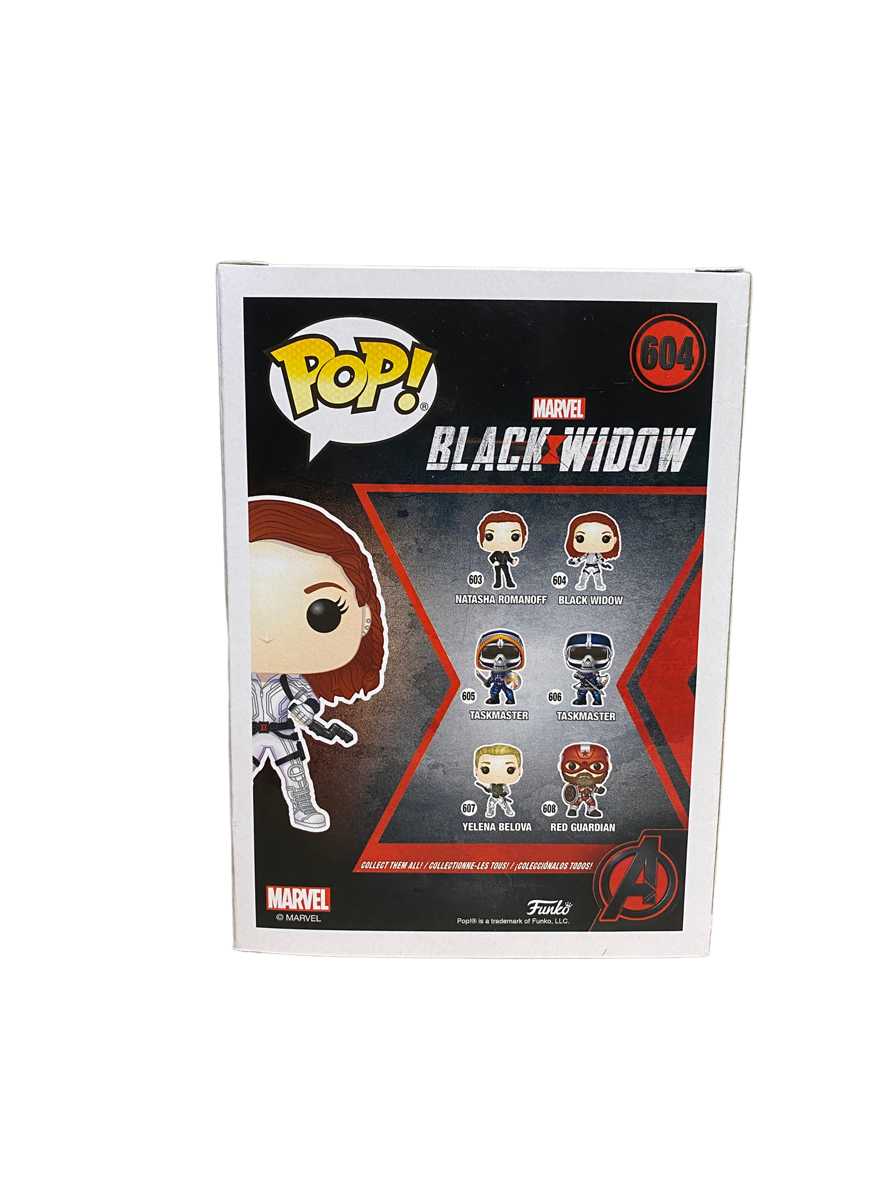 Black Widow #604 (White Suit) Funko Pop! - Black Widow - 2020 Pop! -