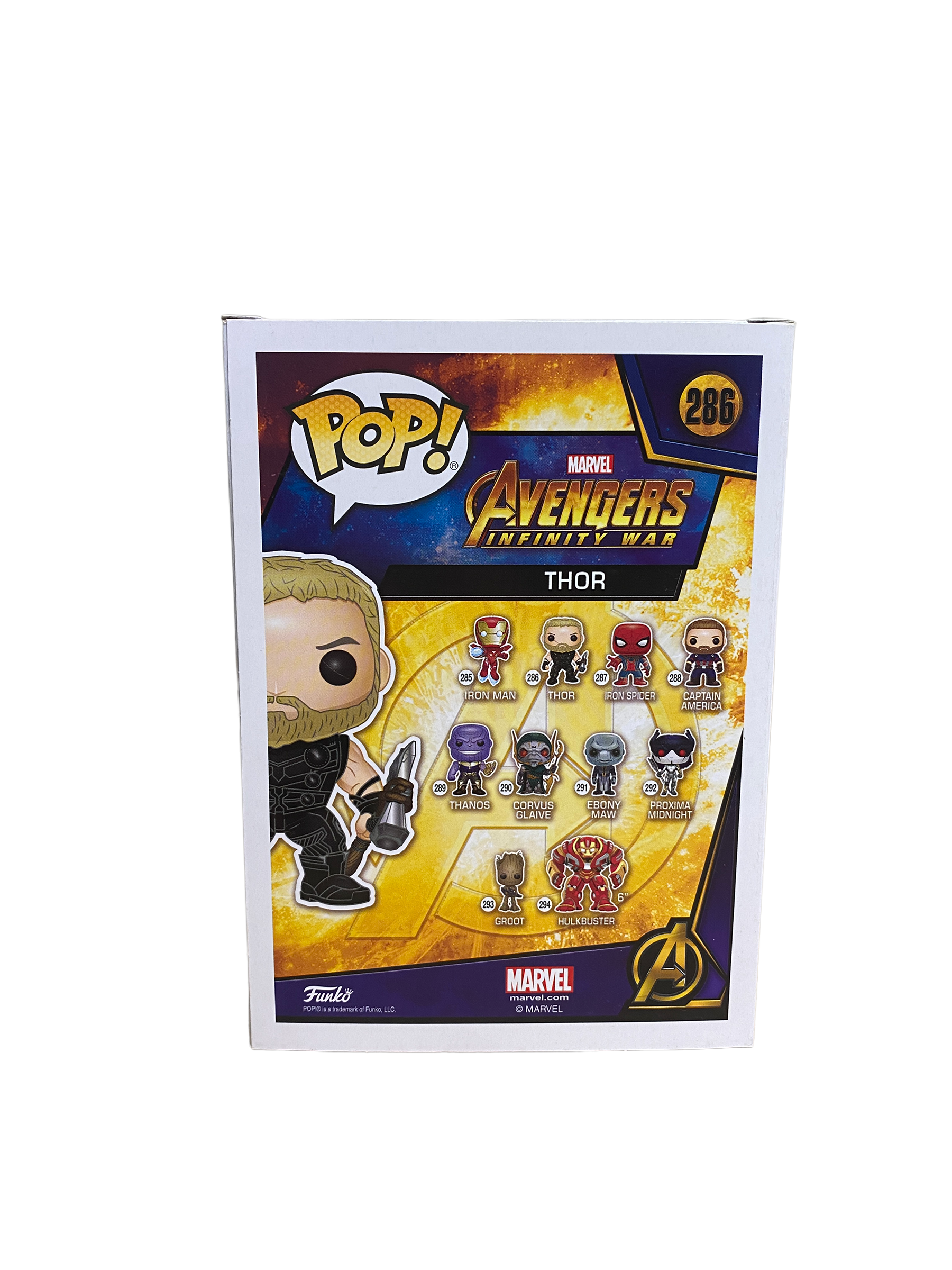 Thor #286 (Glows In The Dark) Funko Pop! - Avengers Infinity War - Game Planet Mexico Exclusive -