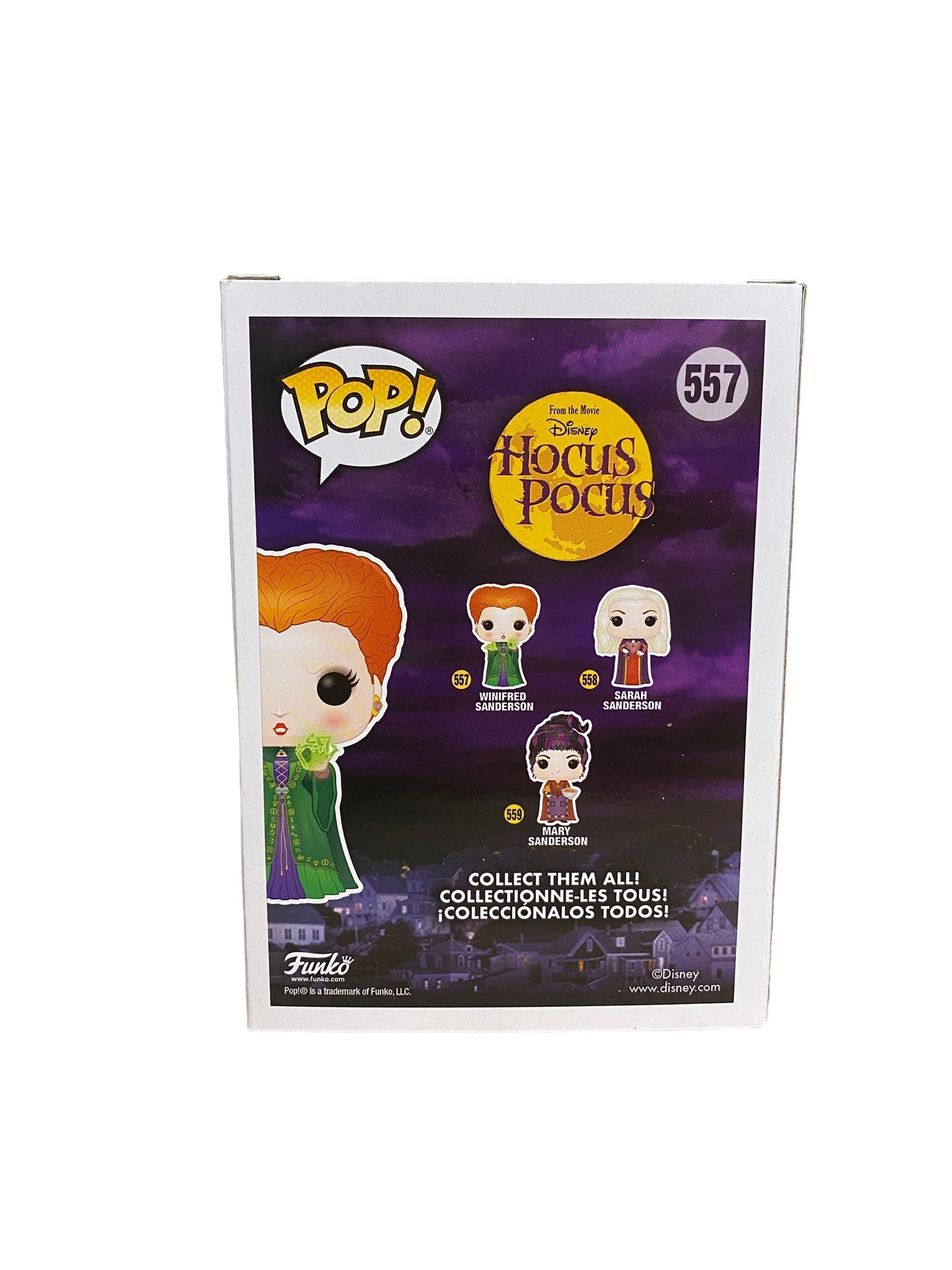 Winifred Sanderson #557 (w/ Magic Spell) Funko Pop! - Hocus Pocus - 2019 Pop! -