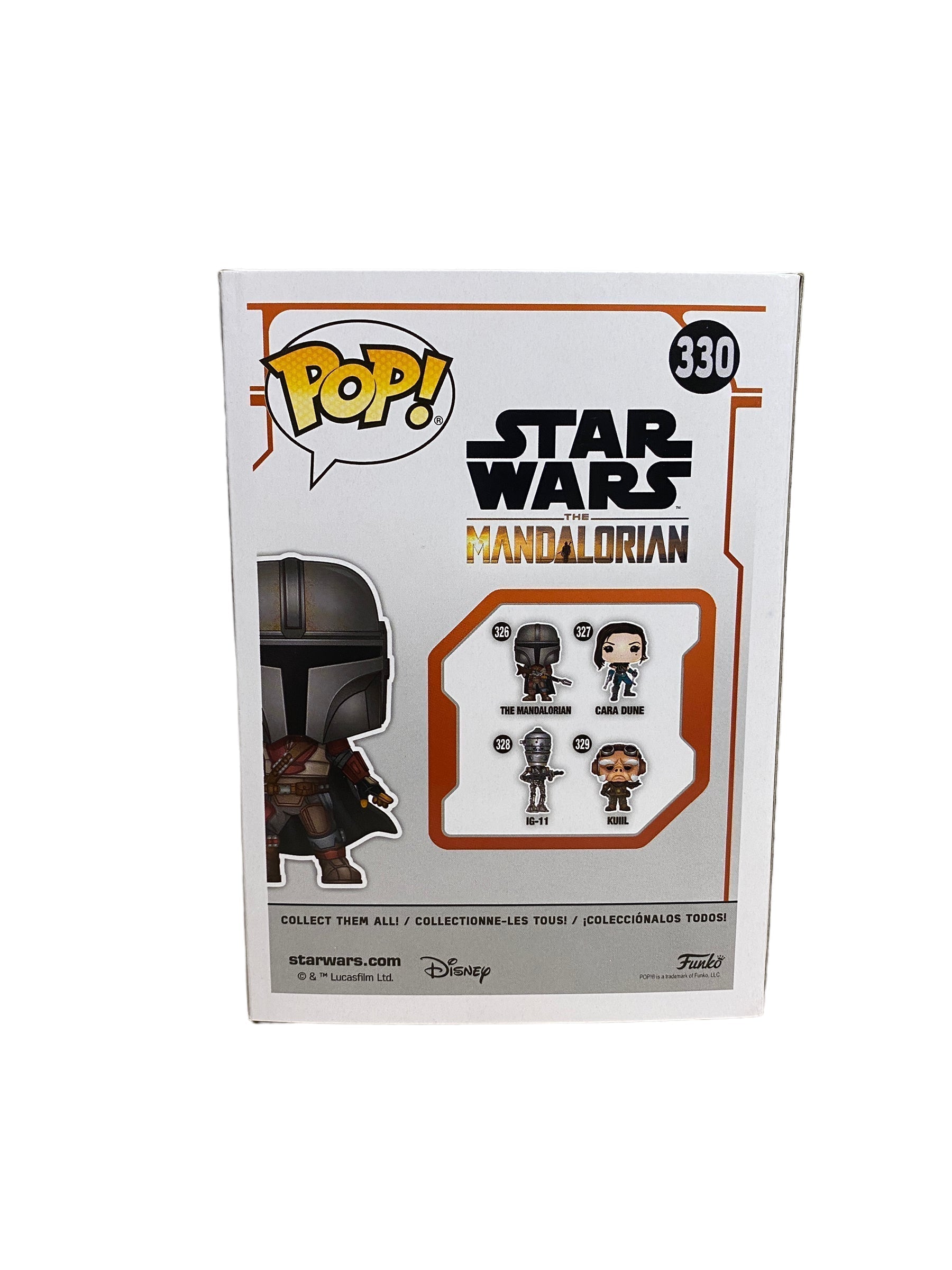 The Mandalorian #330 (w/ Blaster) Funko Pop! - Star Wars The Mandalorian - NYCC 2019 Shared Exclusive -