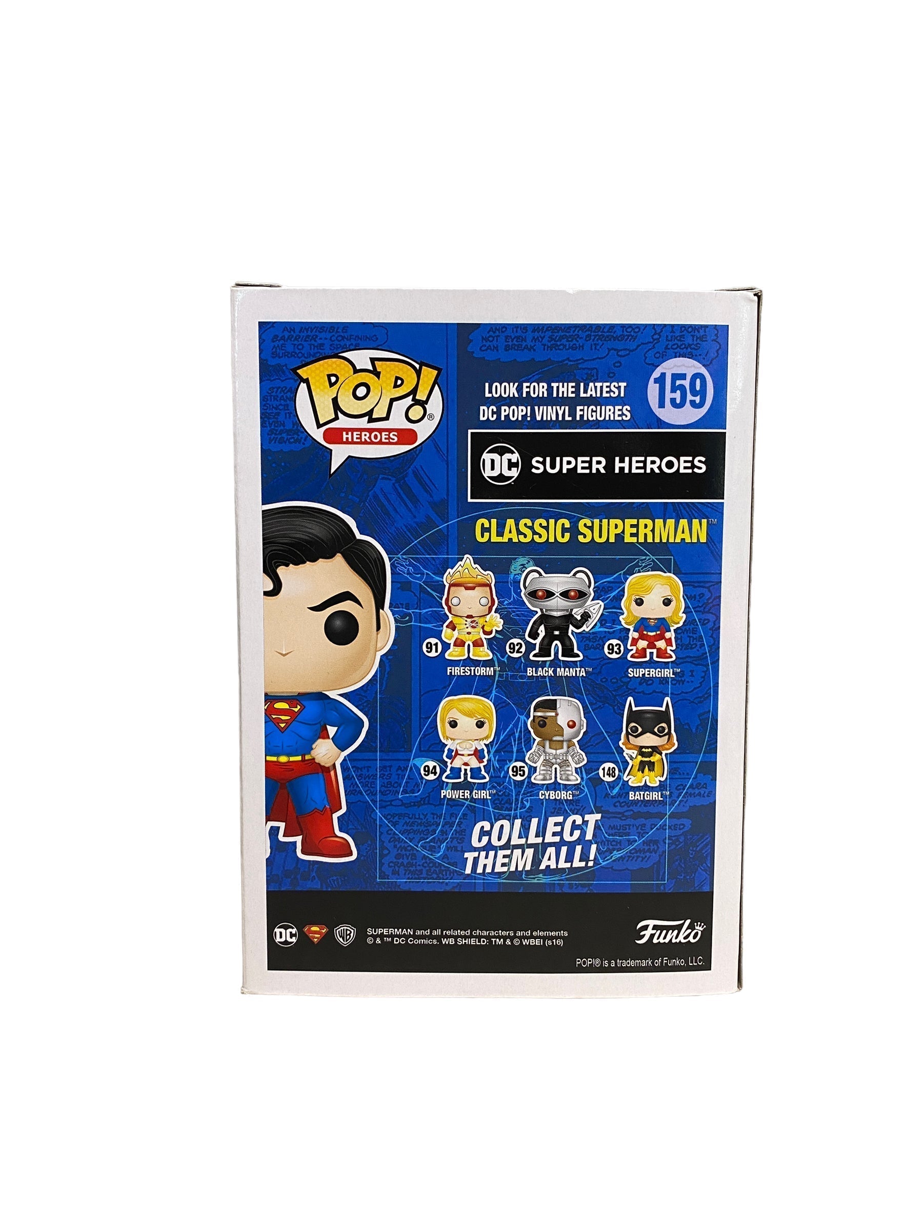 Classic Superman #159 Funko Pop! - DC Super Heroes - DC Legion Of Collectors Exclusive -