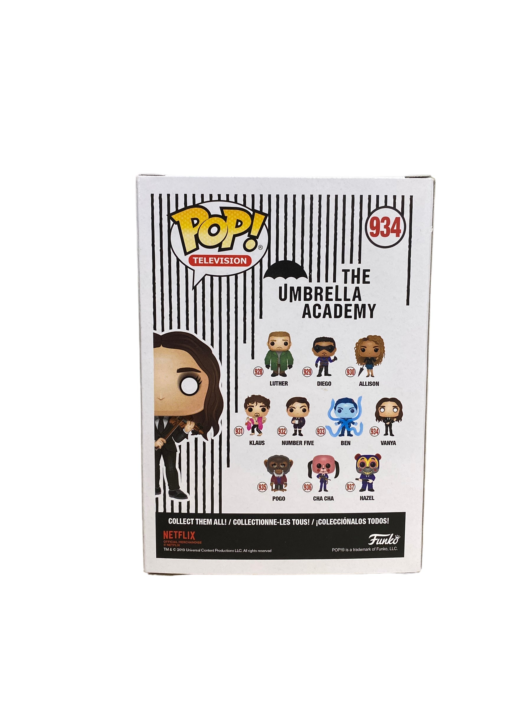 Vanya #934 (White Violin Chase) Funko Pop! - The Umbrella Academy -