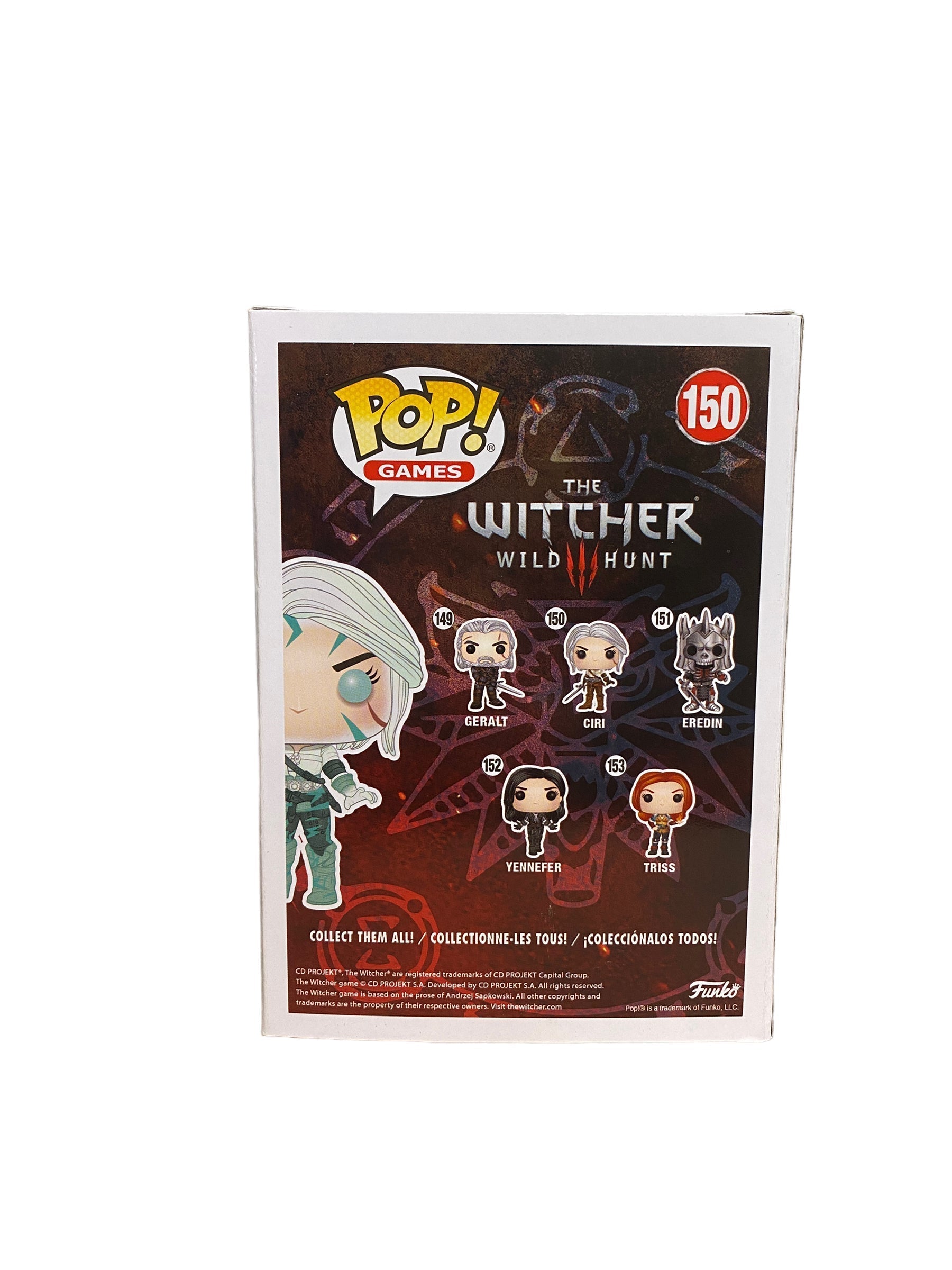 Ciri #150 (Glows In The Dark) Funko Pop! - The Witcher 3 Wild Hunt -