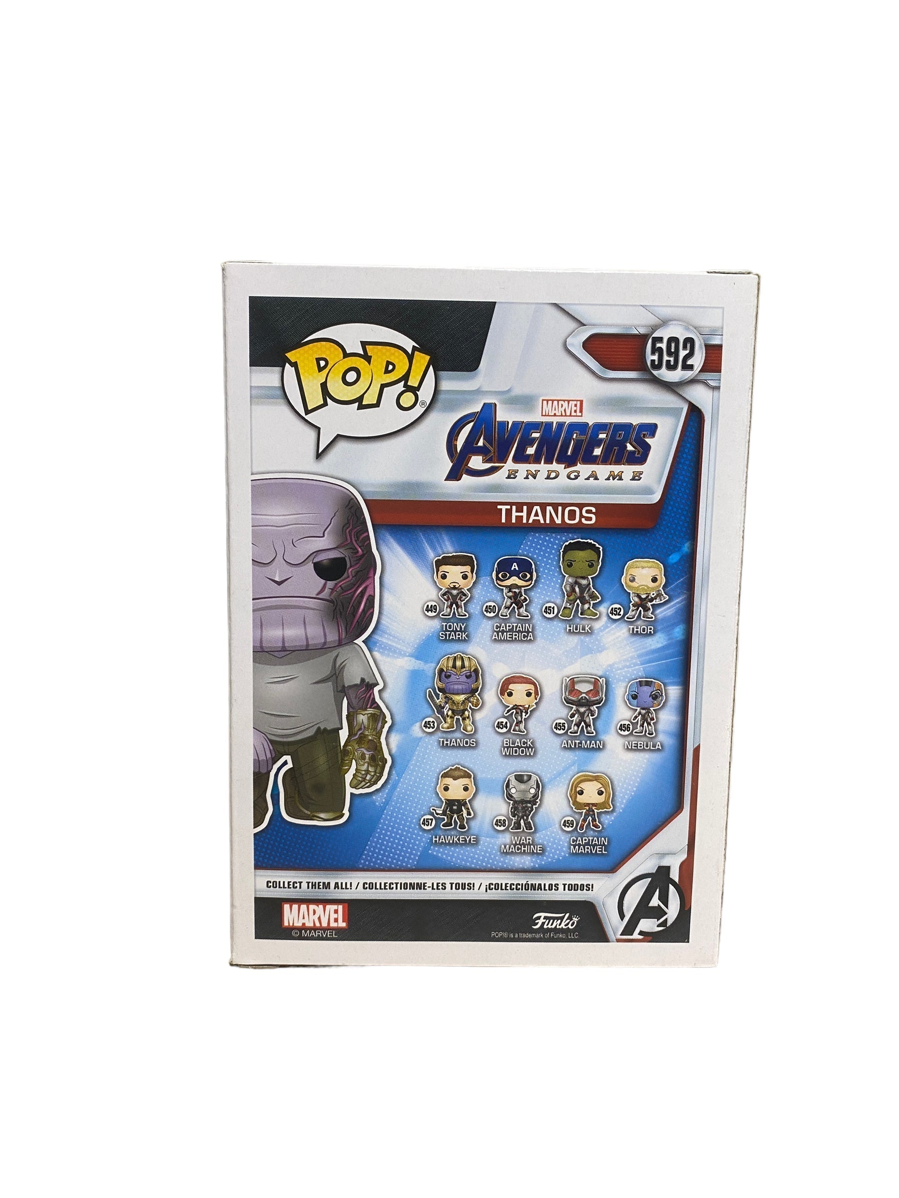 Thanos #592 (w/ Detachable Arm) Funko Pop! - Avengers Endgame - ECCC 2019 Official Convention Exclusive -