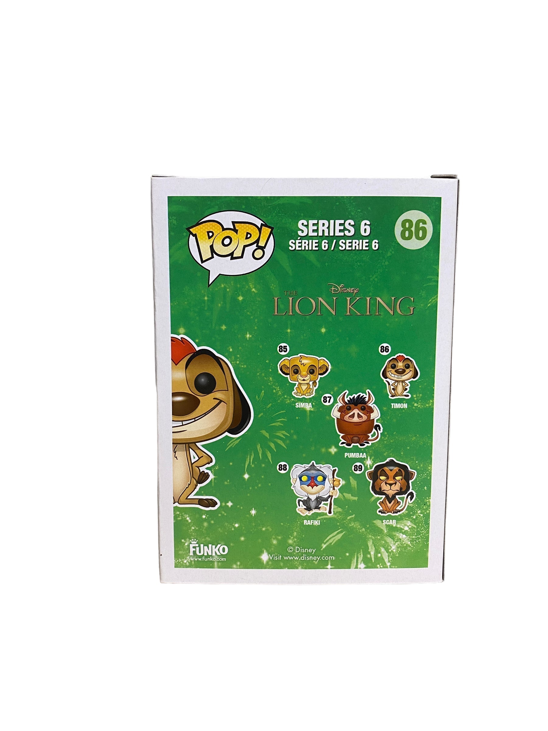 Timon #86 Funko Pop! - Disney Series 6 - 2014 Pop! -