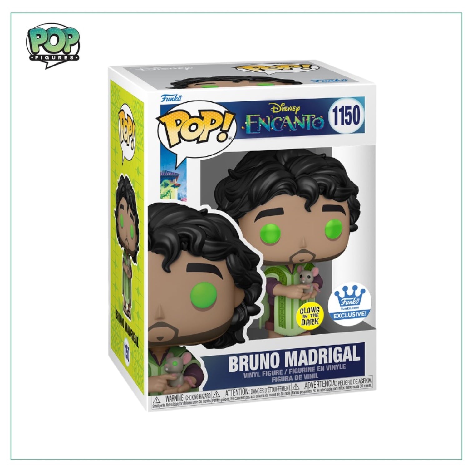 Bruno Madrigal #1150 Funko Pop! - Encanto - Glow in the dark - Funko Exclusive