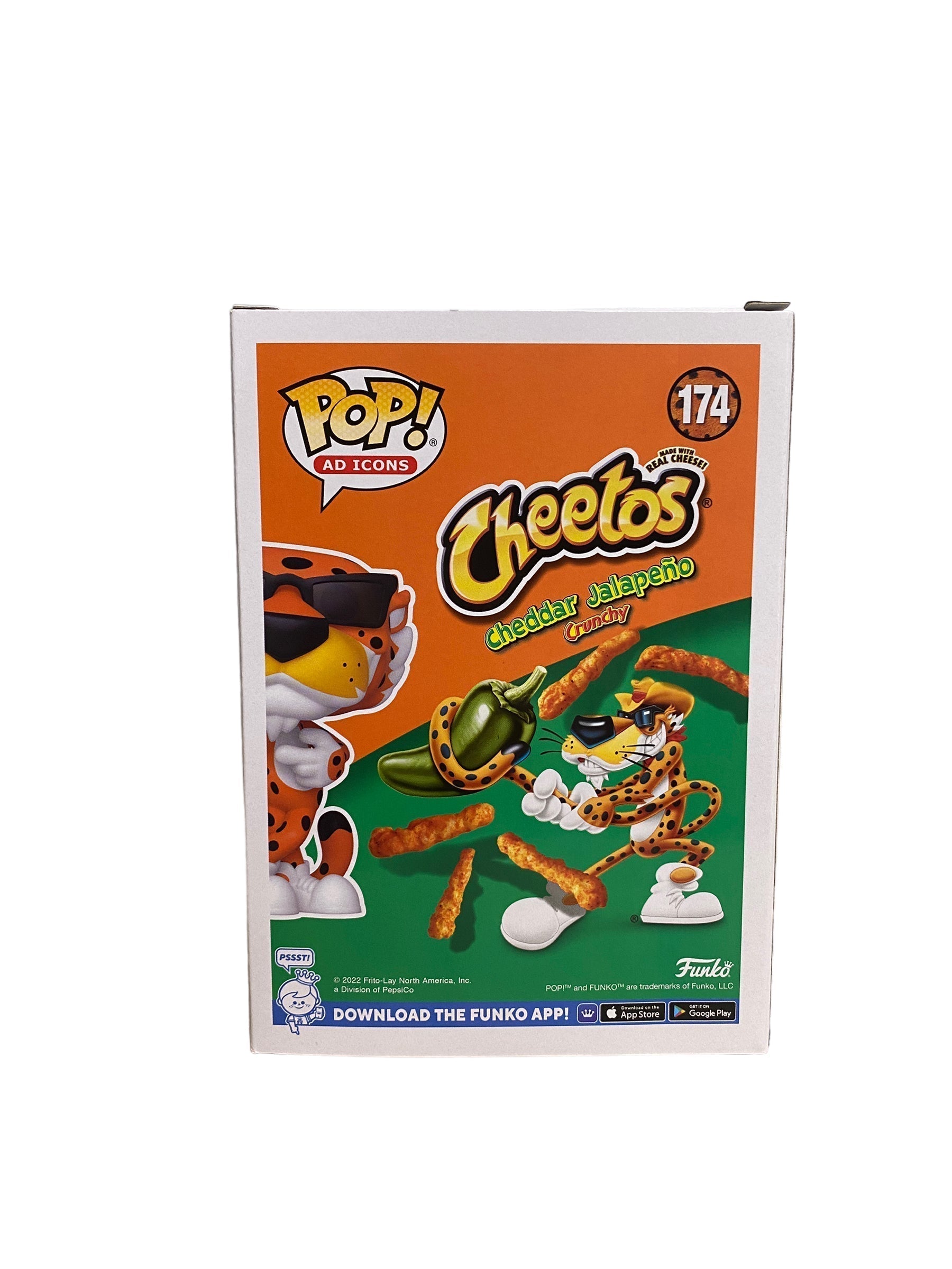 Chester Cheetah #174 (w/ Cheddar Jalapeno Cheetos - Flocked Chase) Funko Pop! - Ad Icons - Funko Hollywood Exclusive -