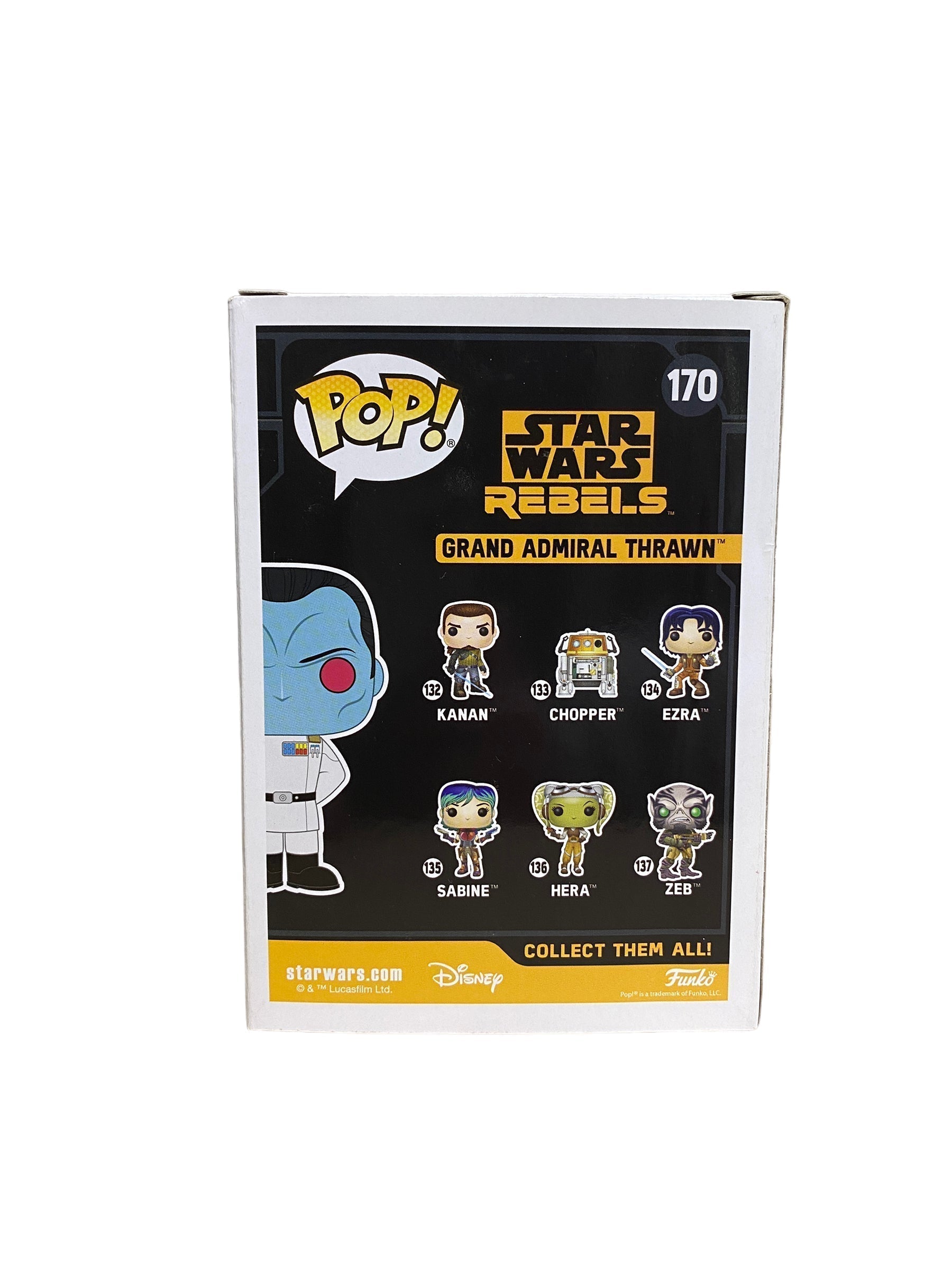 Grand Admiral Thrawn #170 Funko Pop! - Star Wars Rebels - Galactic Convention 2017 Shared Exclusive -